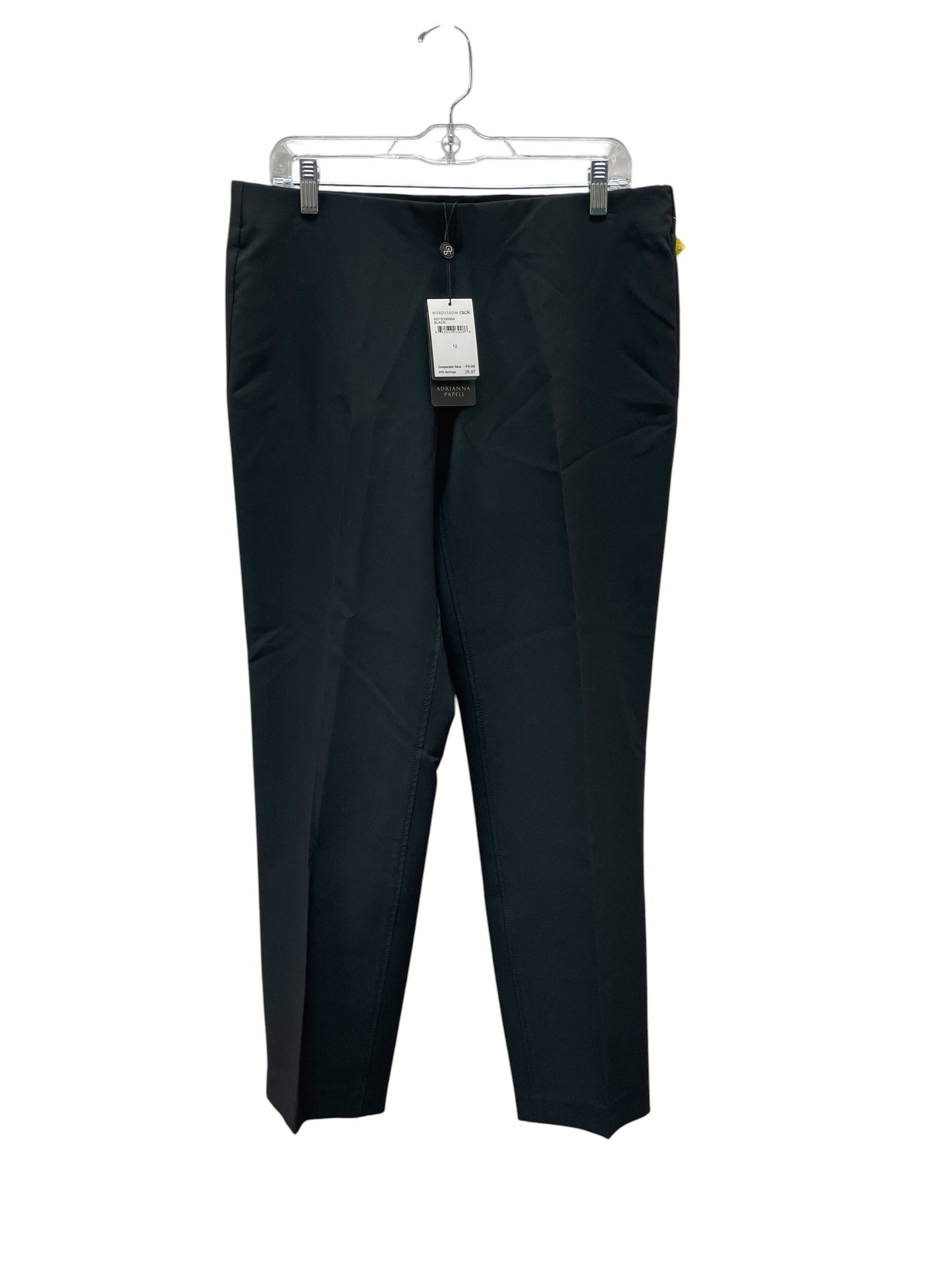 Pants Dress By Adrianna Papell In Black, Size:12
