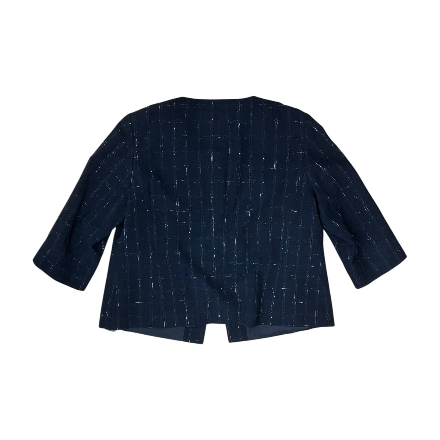 Blazer Designer By Lafayette 148 In Black, Size:Xl