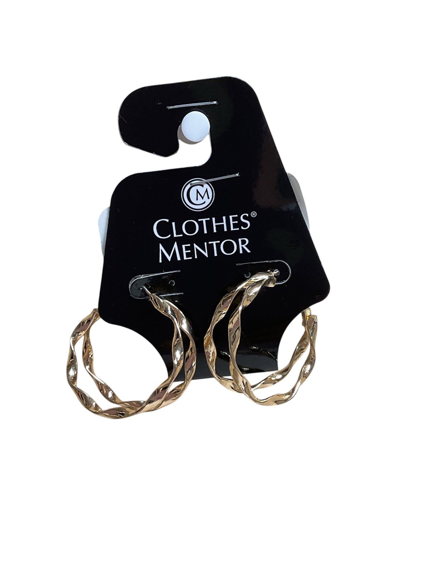 Earrings Hoop By Clothes Mentor In Gold