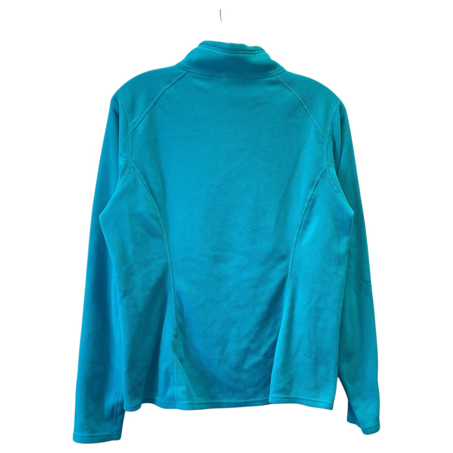 Athletic Top Ls Collar By The North Face In Aqua, Size:M