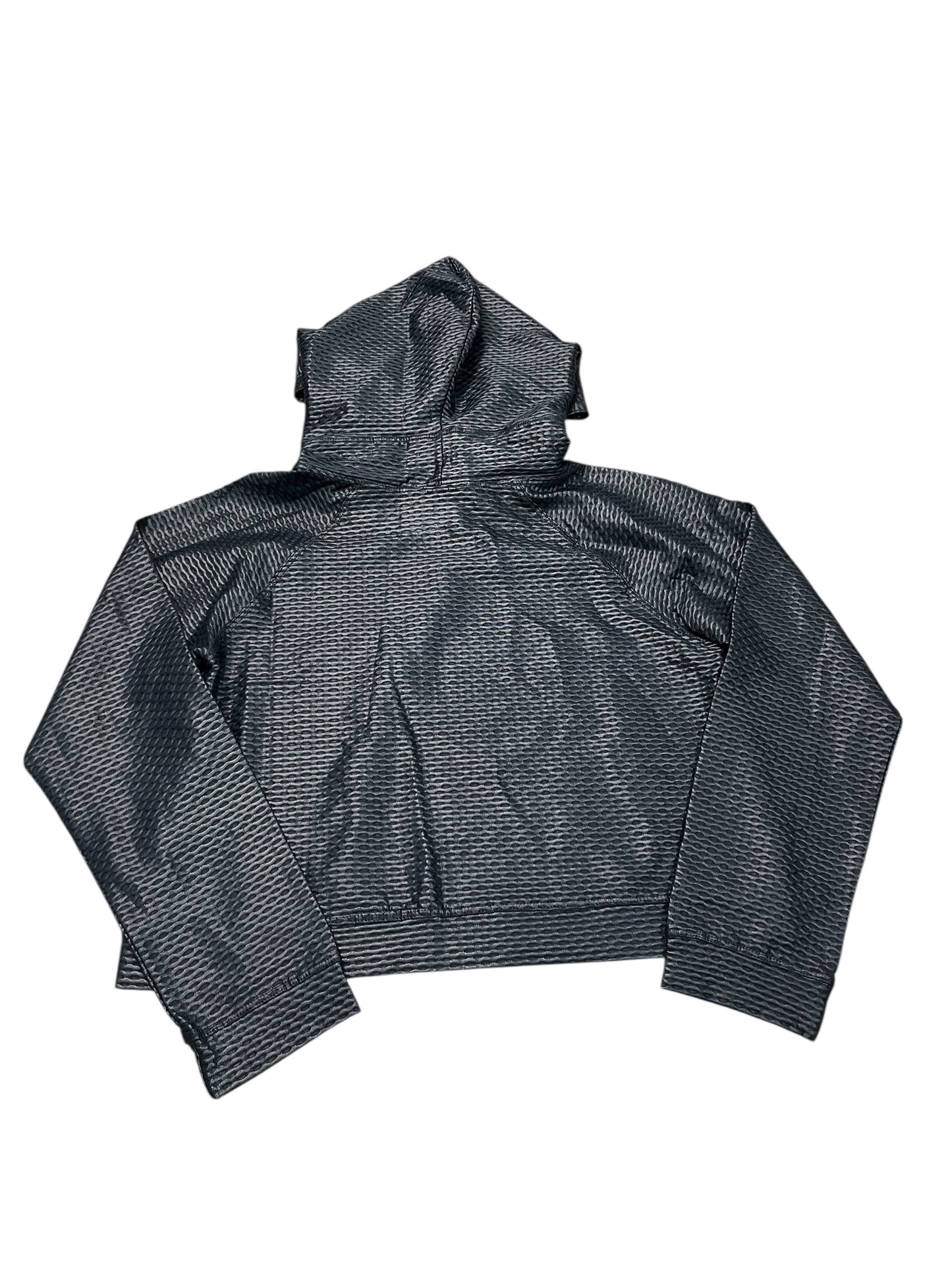 Athletic Sweatshirt Hoodie By Cmb In Grey, Size:L