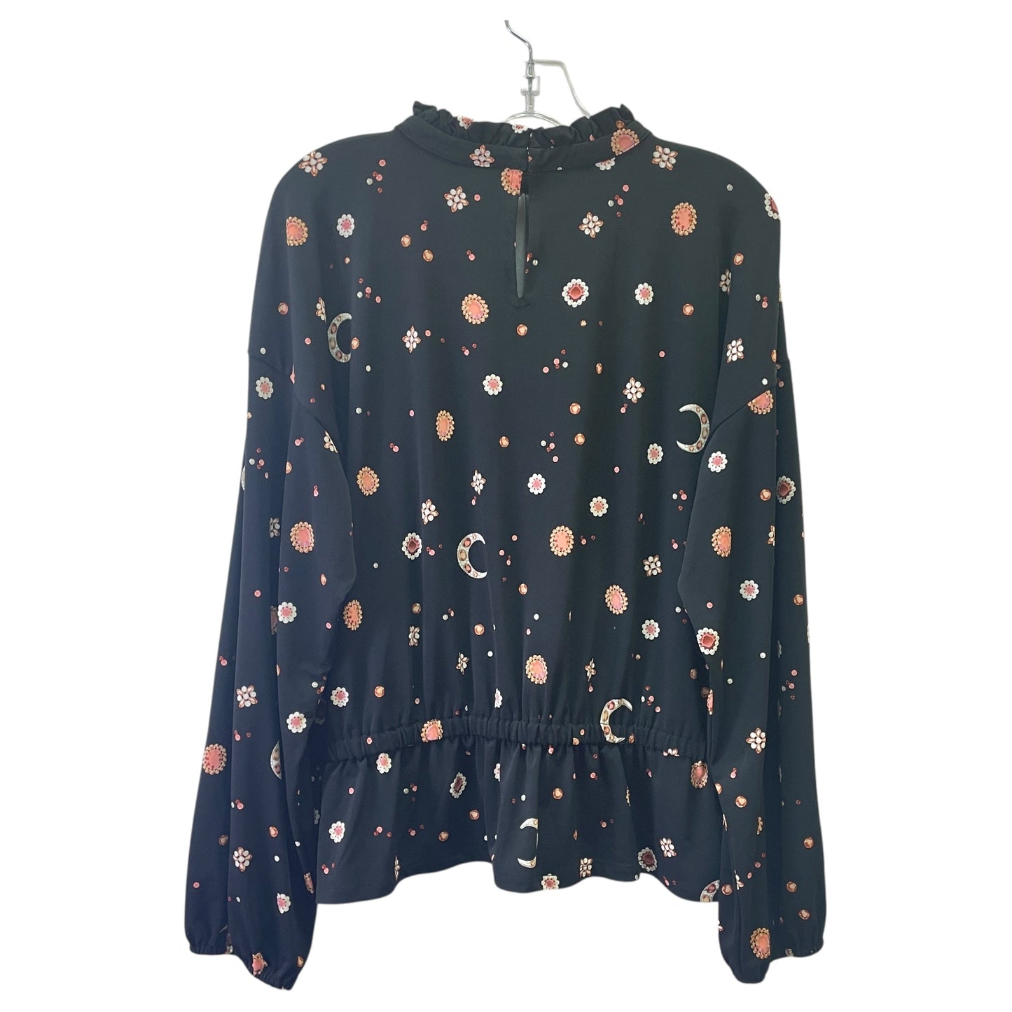 Top Ls By Ann Taylor In Floral Print, Size:Xl