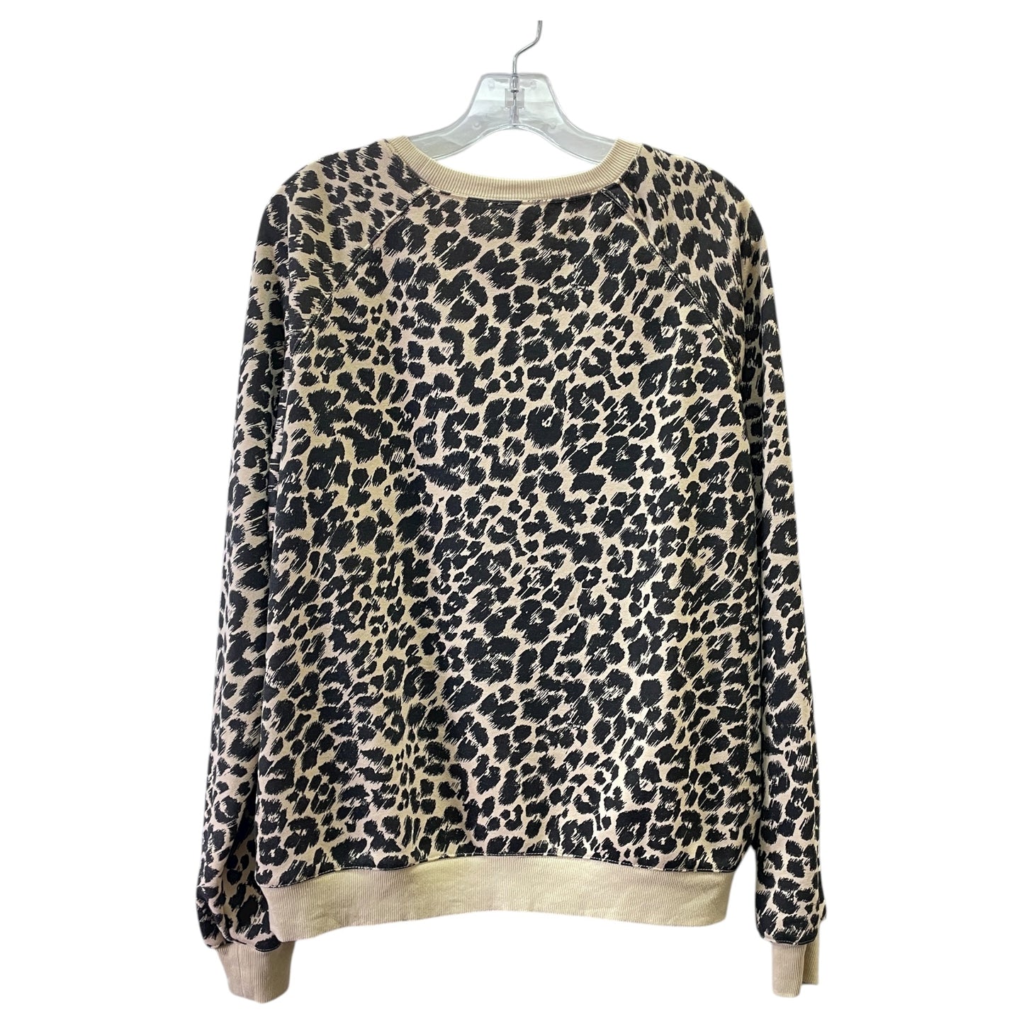 Sweatshirt Crewneck By Maeve In Tan, Size:L