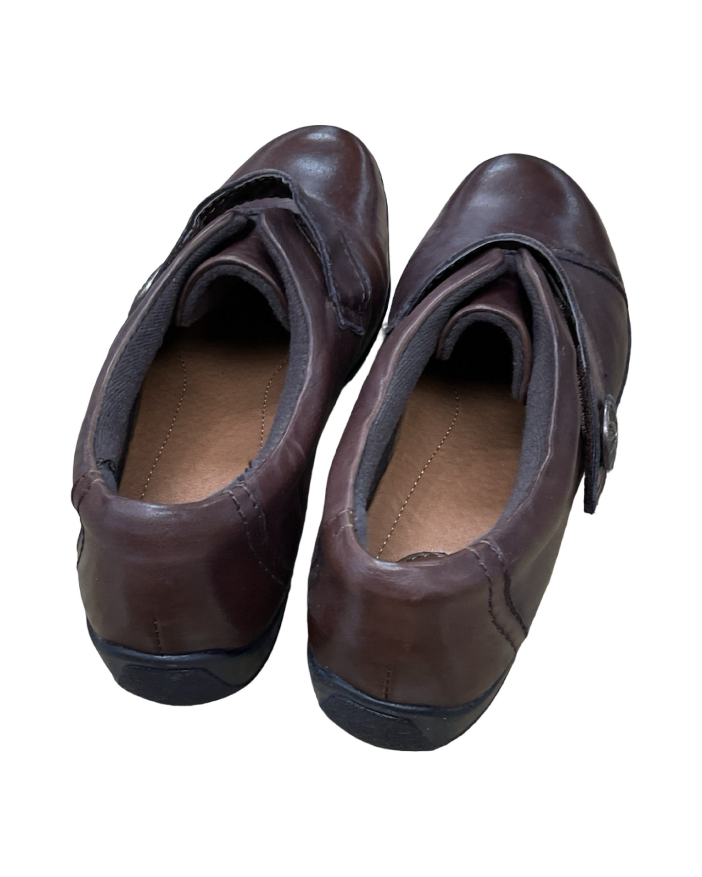 Shoes Flats By Clarks In Brown, Size:9.5