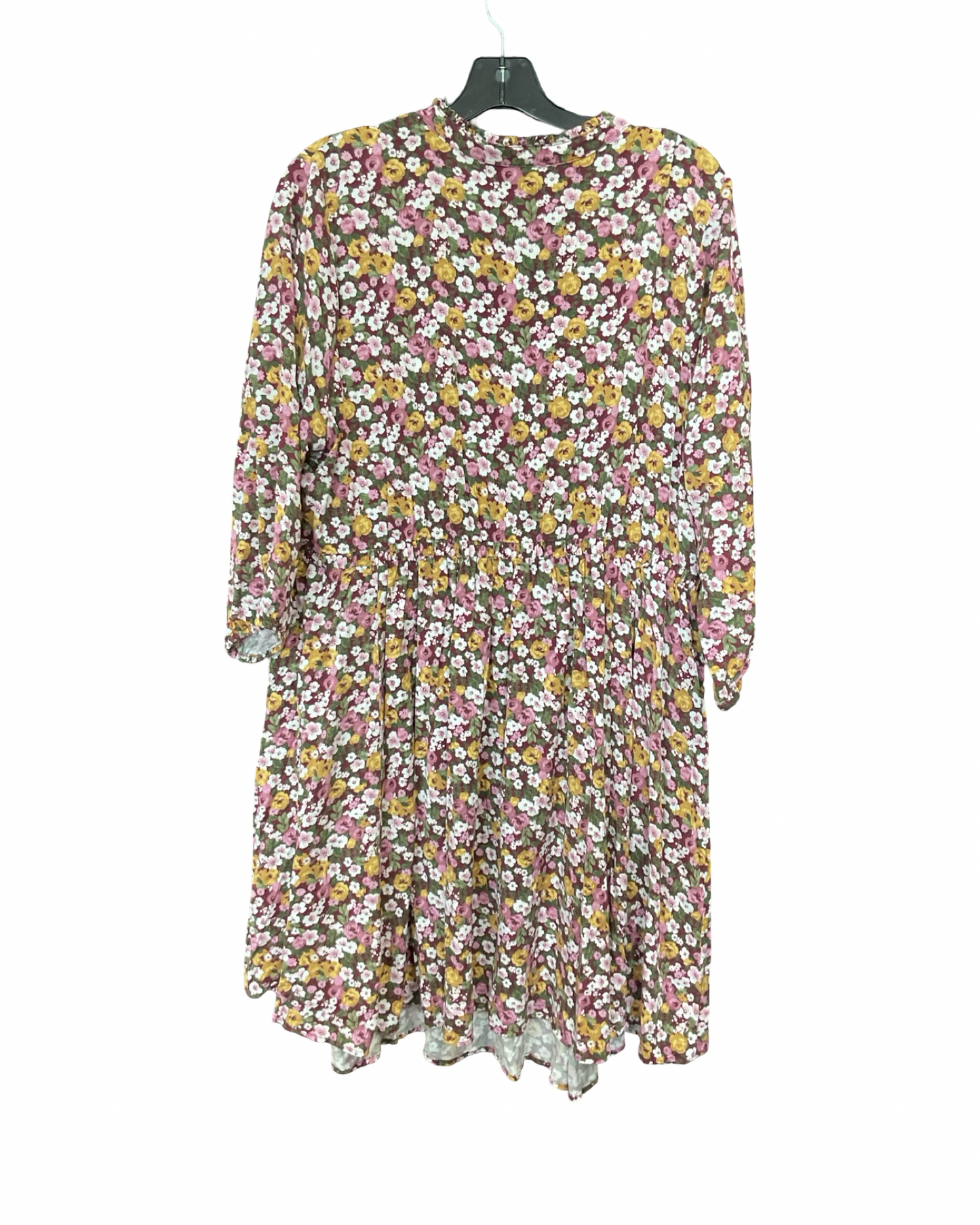 Dress Casual Midi By Torrid In Purple & White, Size:2X