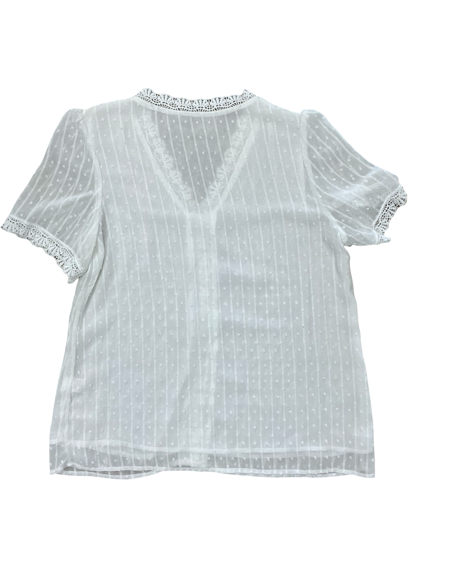 Top Ss By Clothes Mentor In White, Size:L