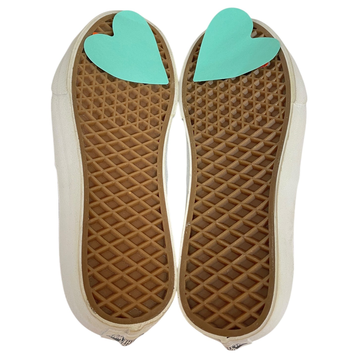 Shoes Sneakers By Vans In Green & White, Size:7