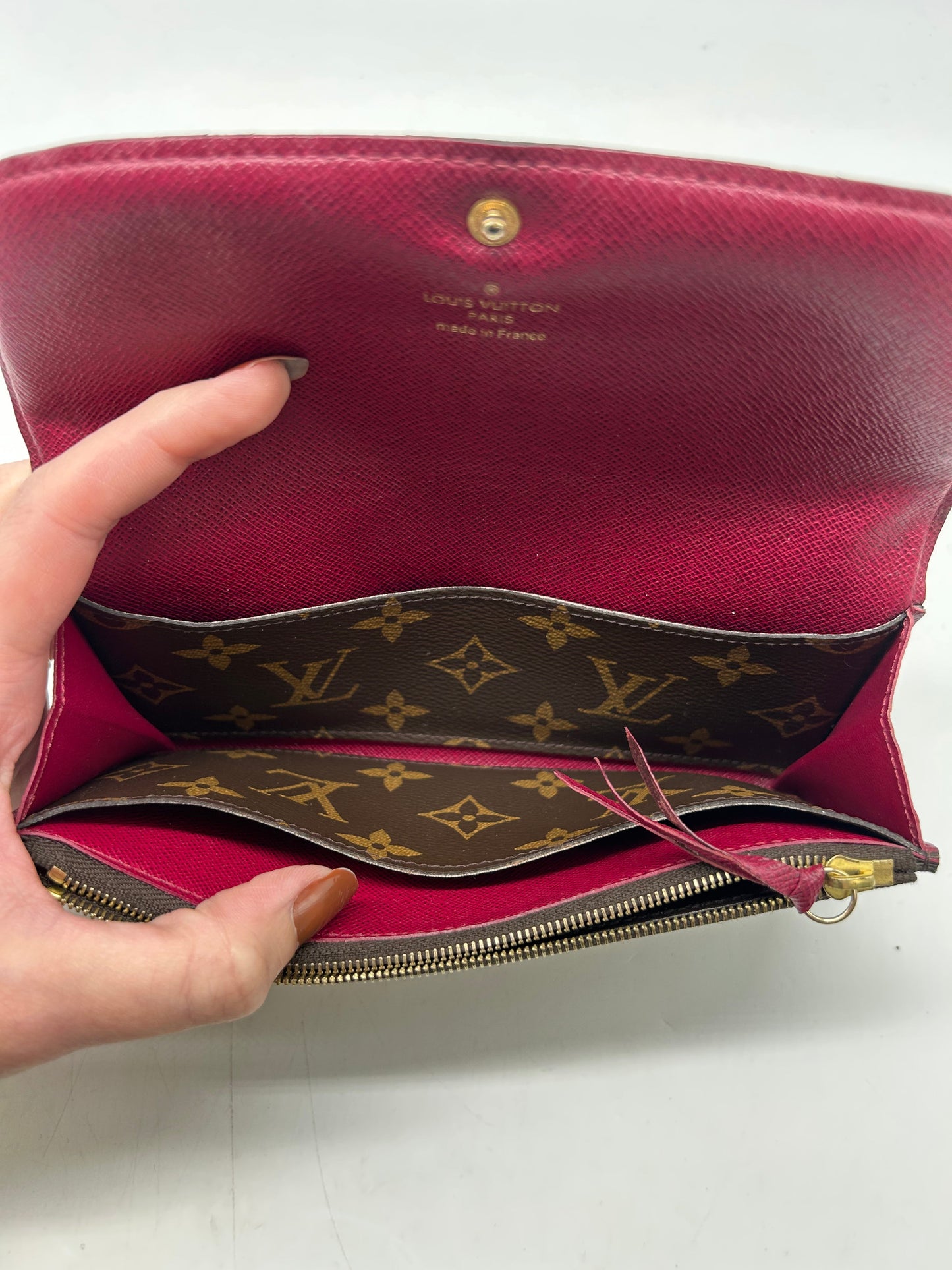 Wallet Luxury Designer By Louis Vuitton, Size: Large