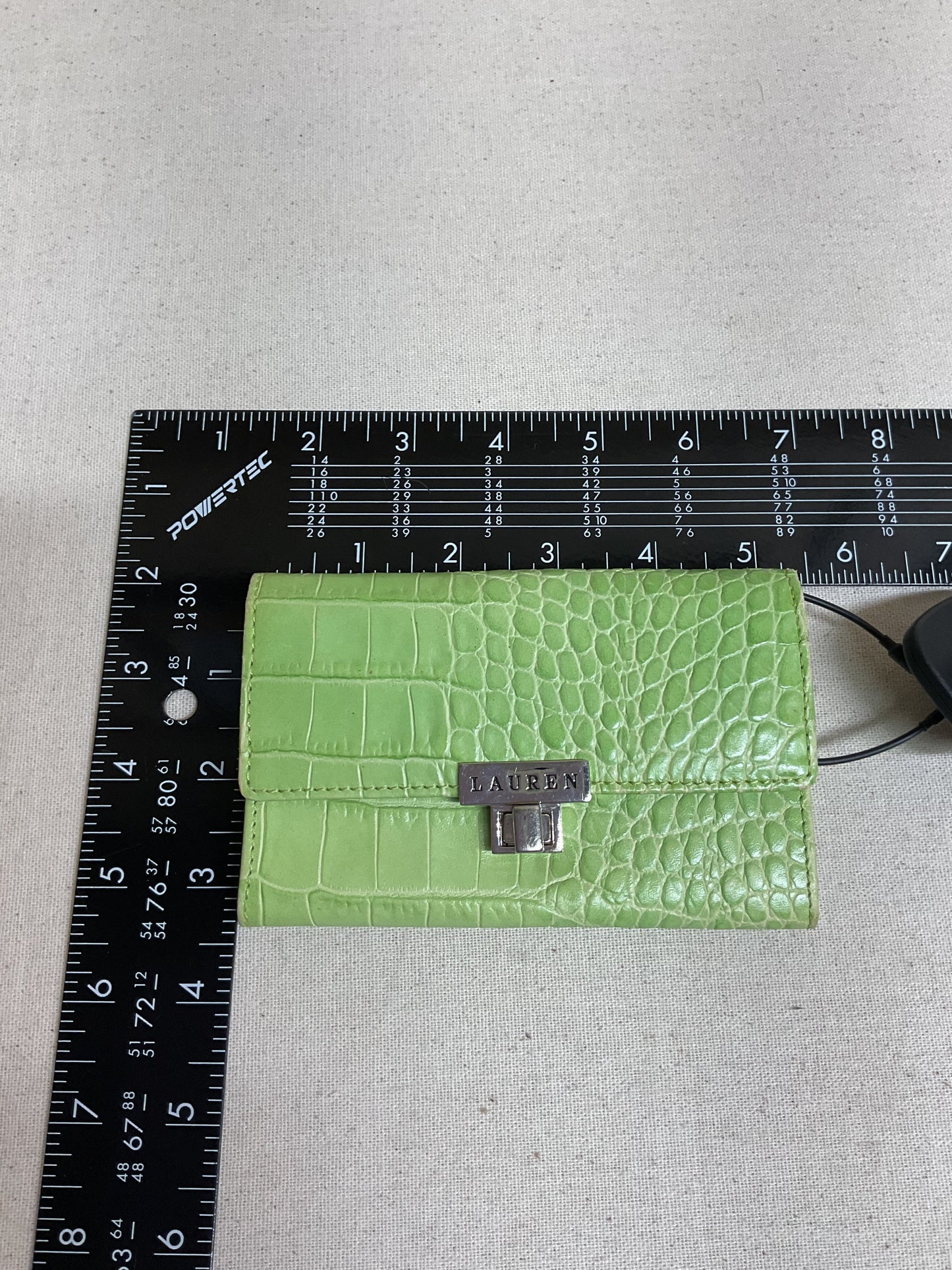 Wallet By Lauren By Ralph Lauren In Green, Size:Medium