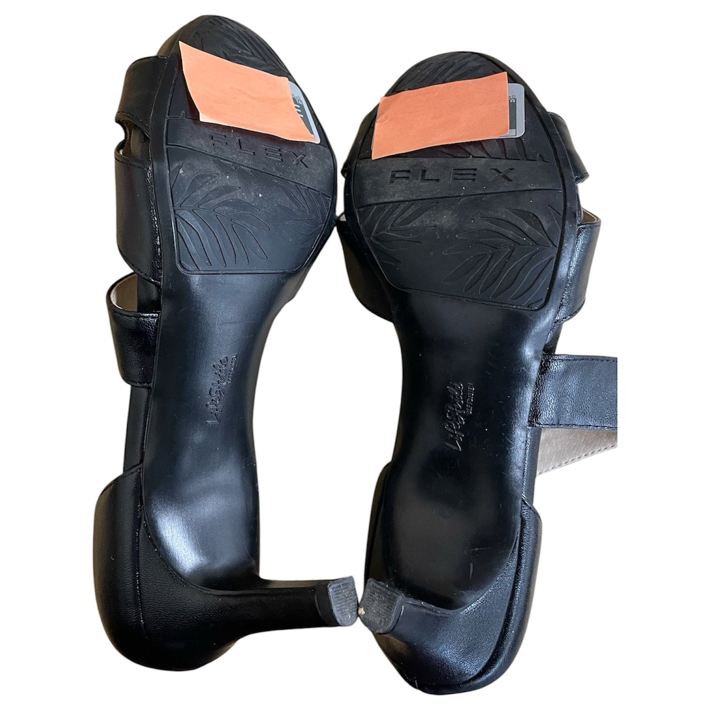Sandals Heels Stiletto By Life Stride In Black, Size:9