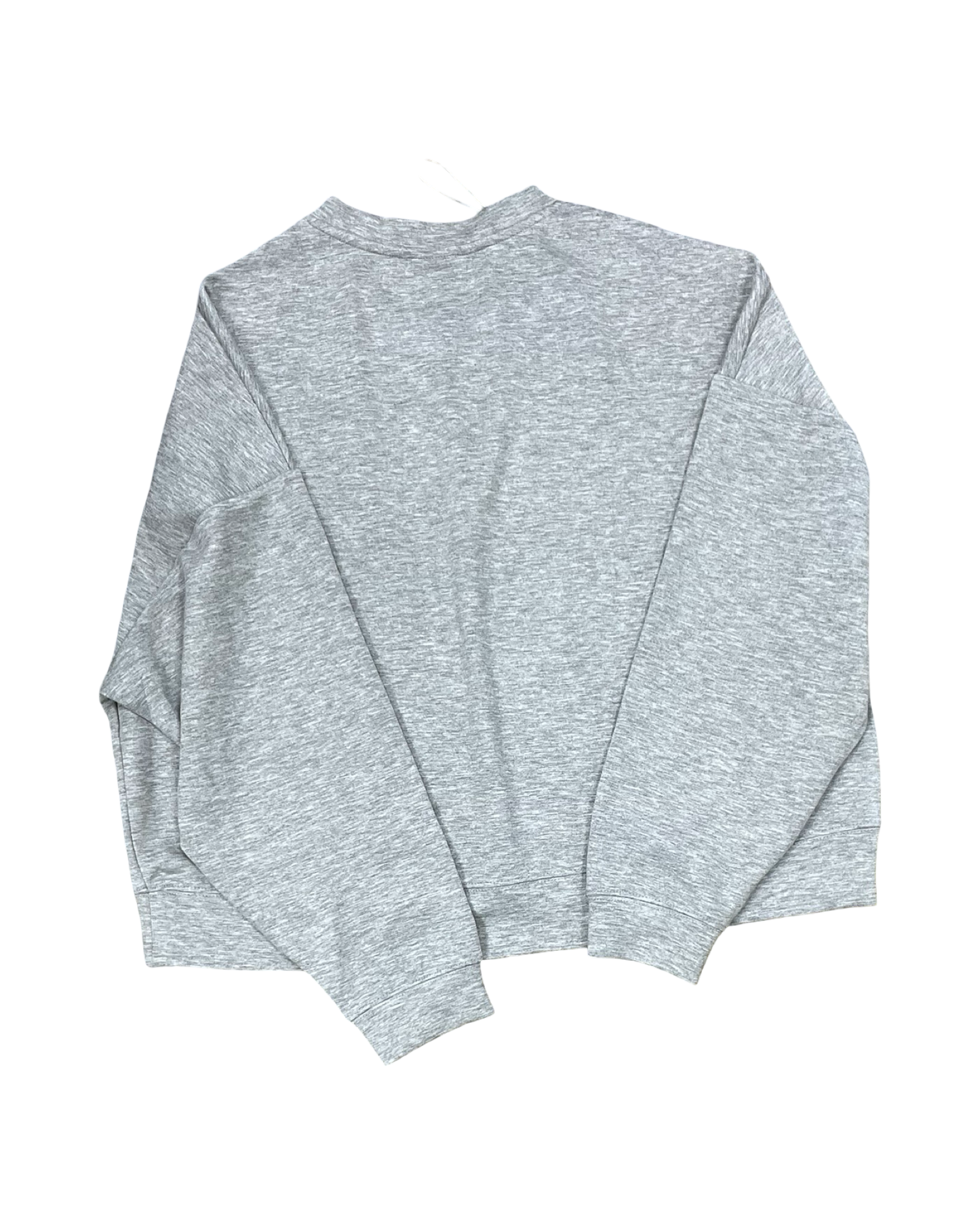 Sweatshirt Crewneck By Scoop In Grey, Size:Xl