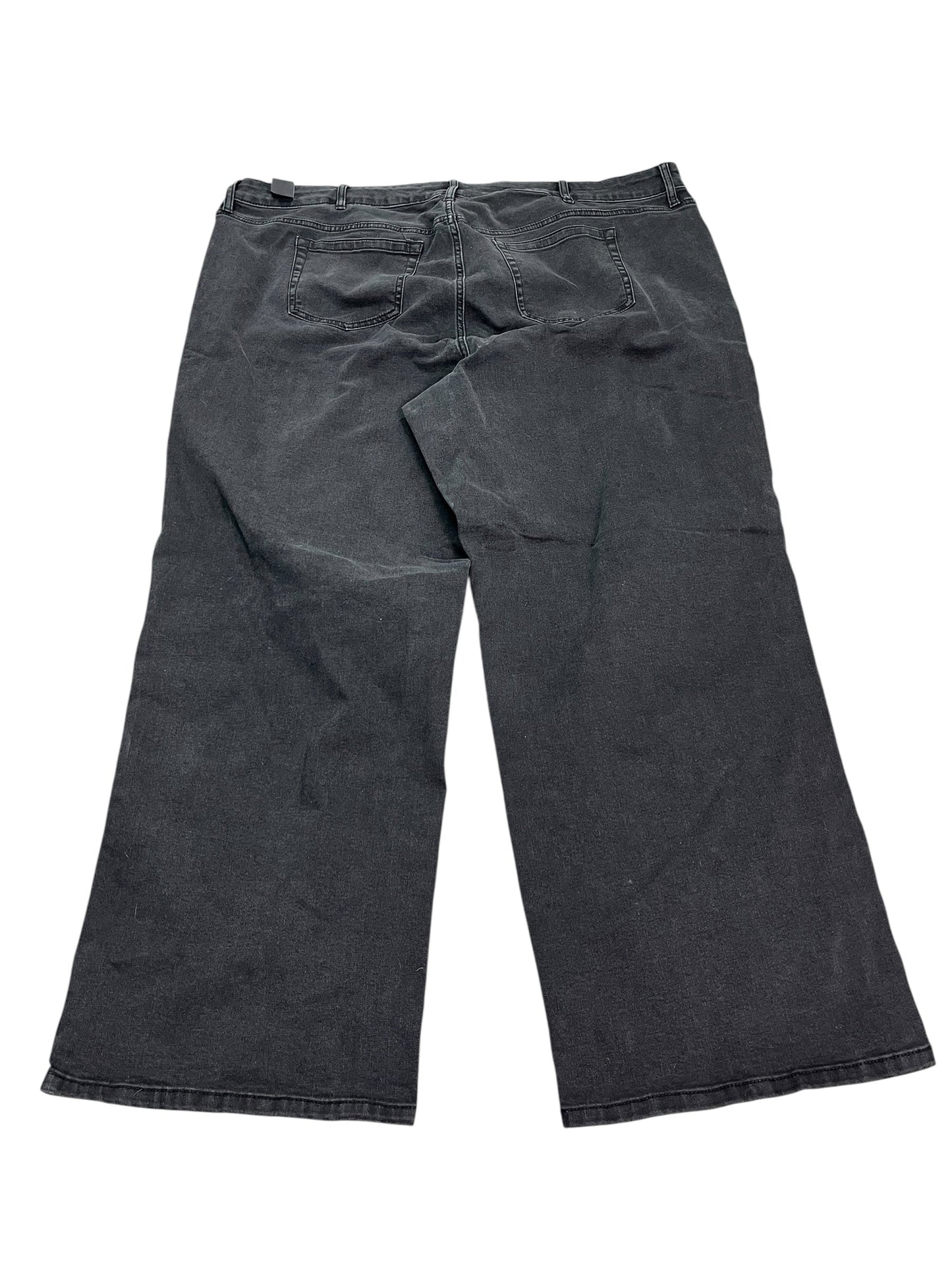 Jeans Wide Leg By Torrid In Grey Denim, Size:24