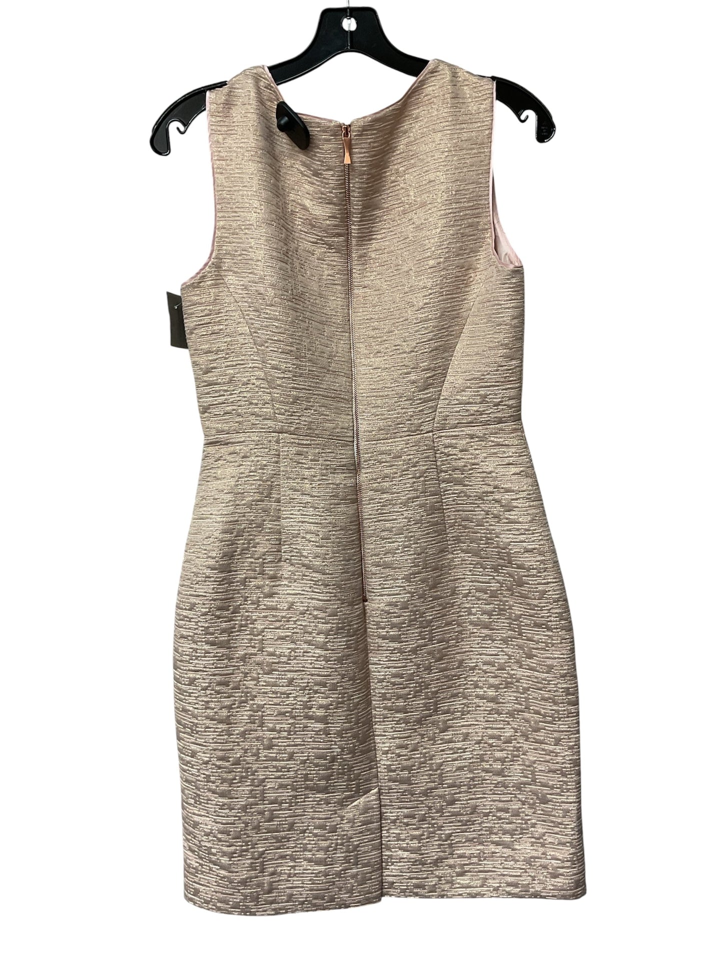 Dress Designer By Kate Spade In Gold & Pink, Size:6