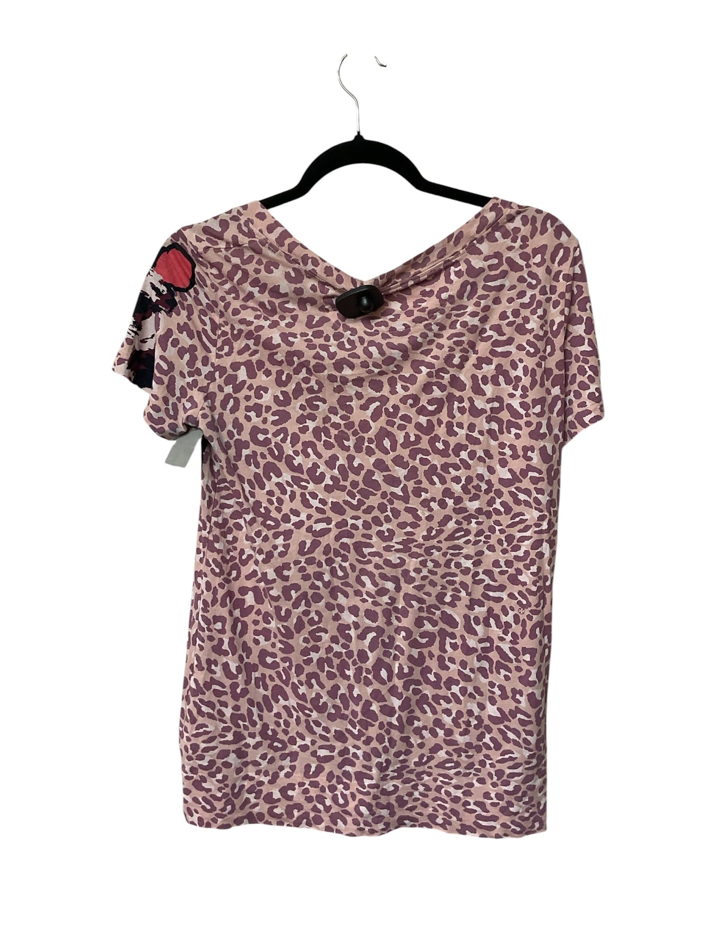 Top Ss Designer By Tory Burch In Animal Print, Size:S
