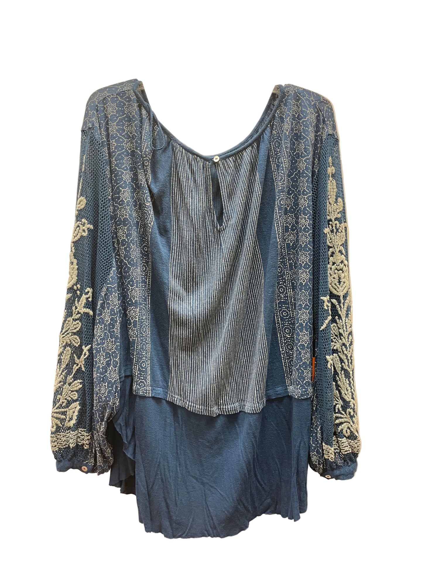 Top Ls By Free People In Blue, Size:Sp