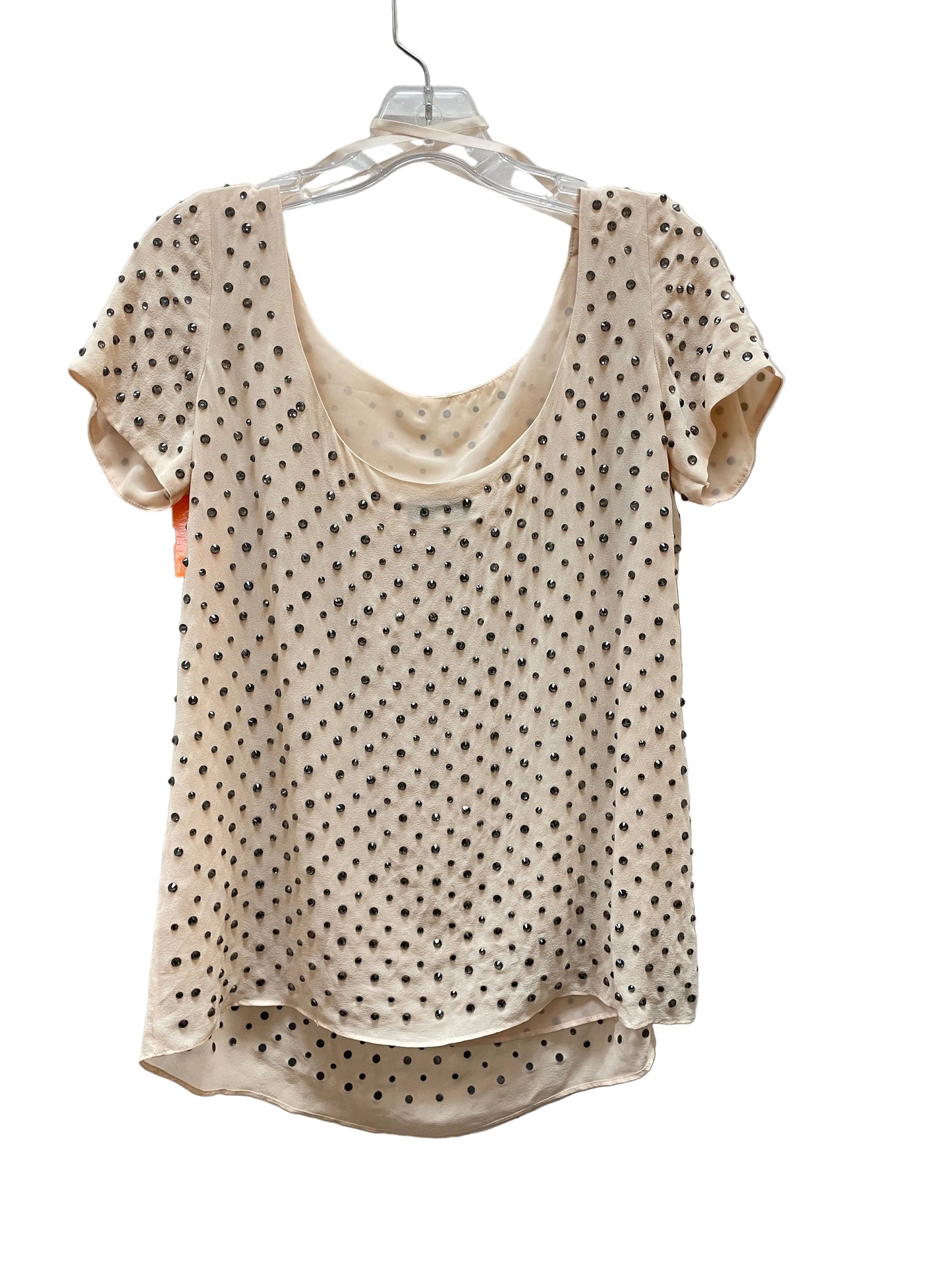 Top Ss Designer By Milly In Cream, Size:S