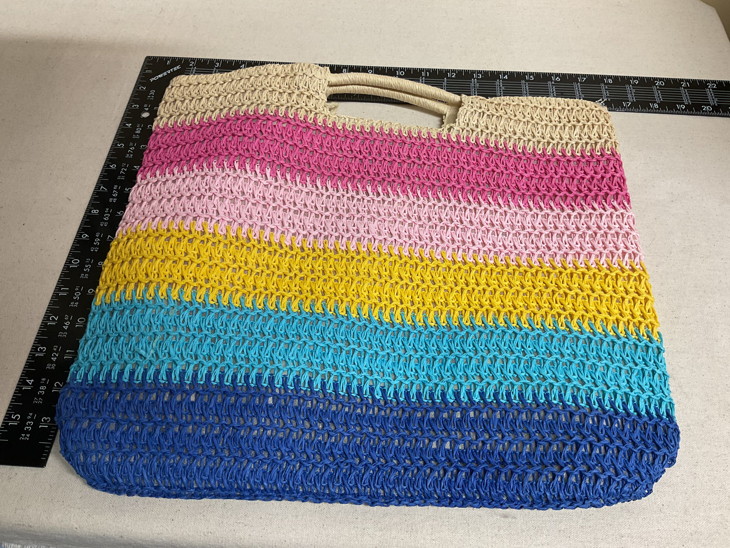 Tote By Shiraleah In Rainbow Print, Size:Small
