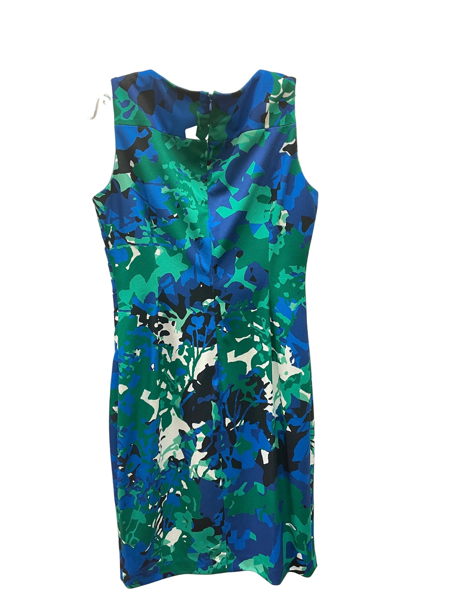 Dress Casual Midi By Calvin Klein In Blue, Size:8