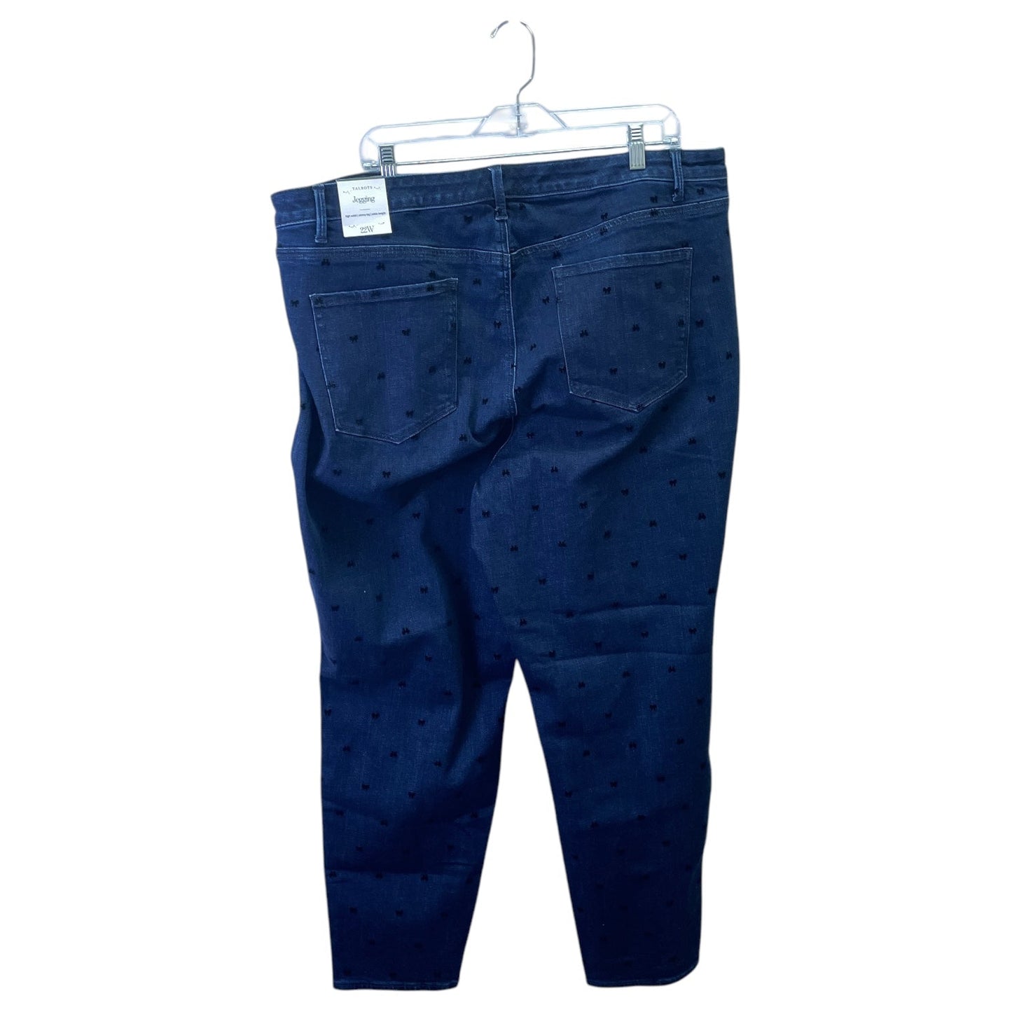 Jeans Jeggings By Talbots In Blue Denim, Size:22