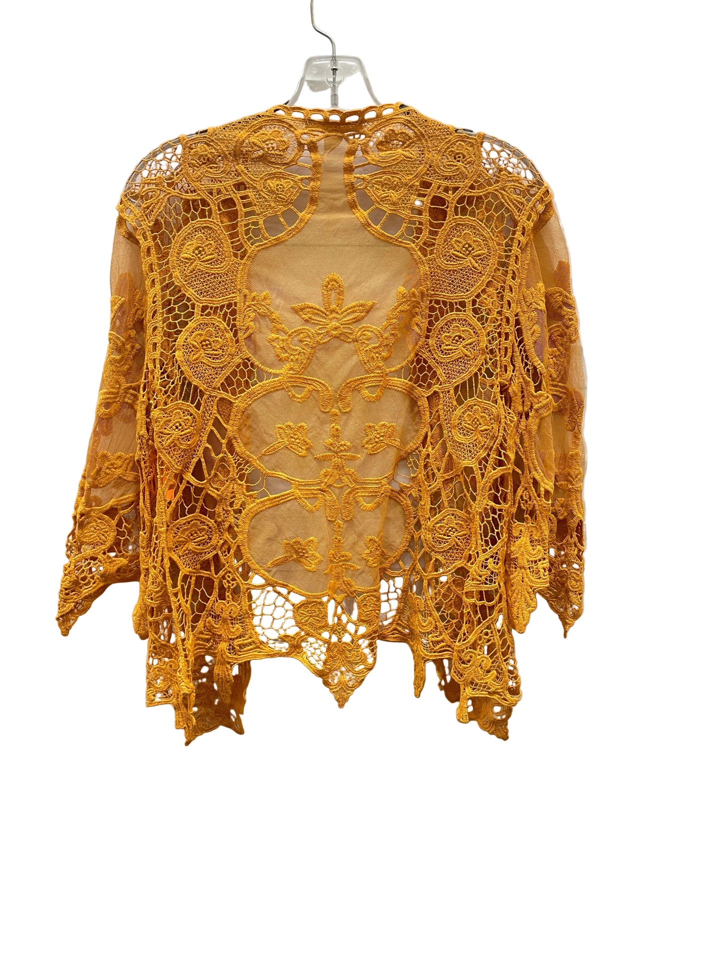 Cardigan By Indigo Thread In Yellow, Size:S