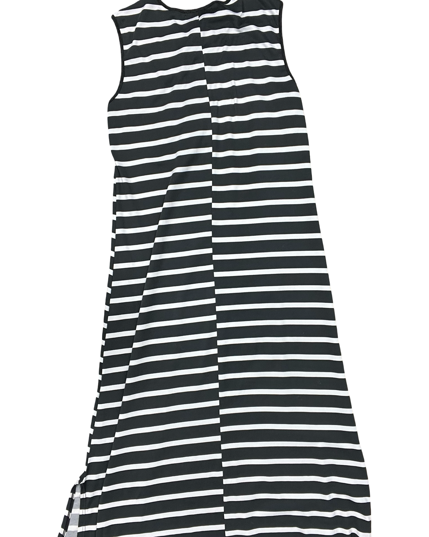 Dress Casual Maxi By Clothes Mentor In Grey & White, Size:M