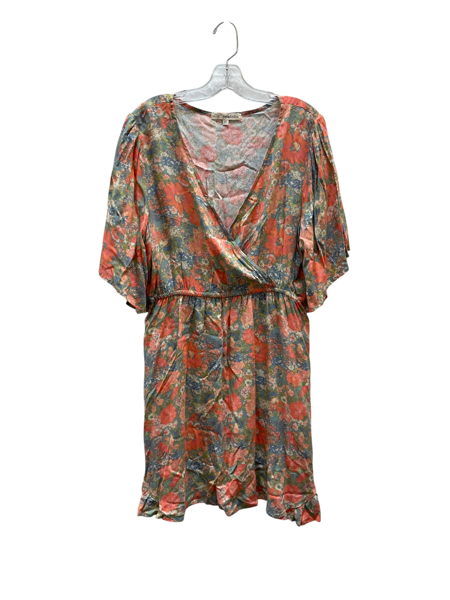 Dress Casual Short By Rewind In Cream & White, Size:Xl