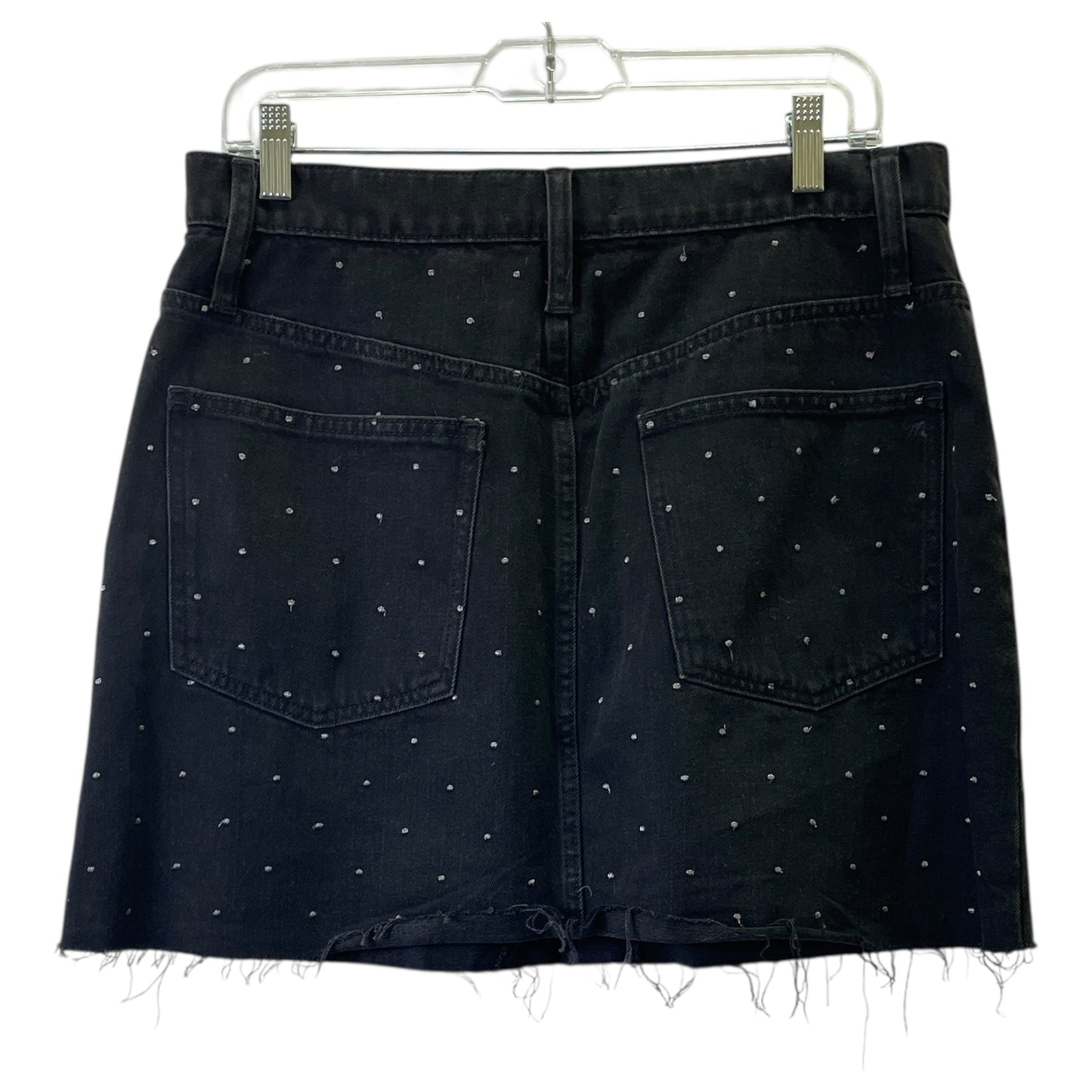 Skirt Mini & Short By Madewell In Black Denim, Size:10