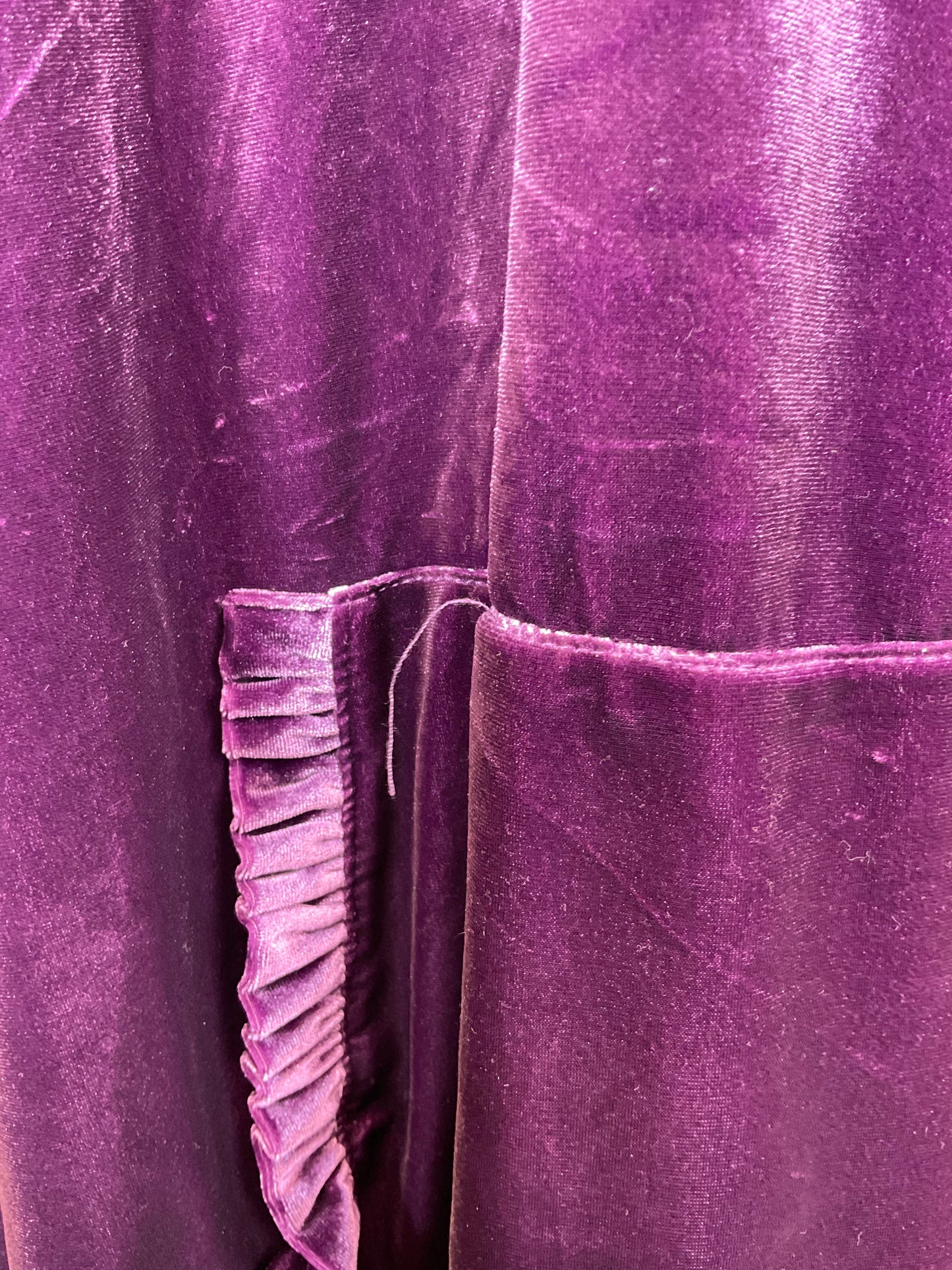 Sweatshirt Hoodie By Roamans In Purple, Size: 1x