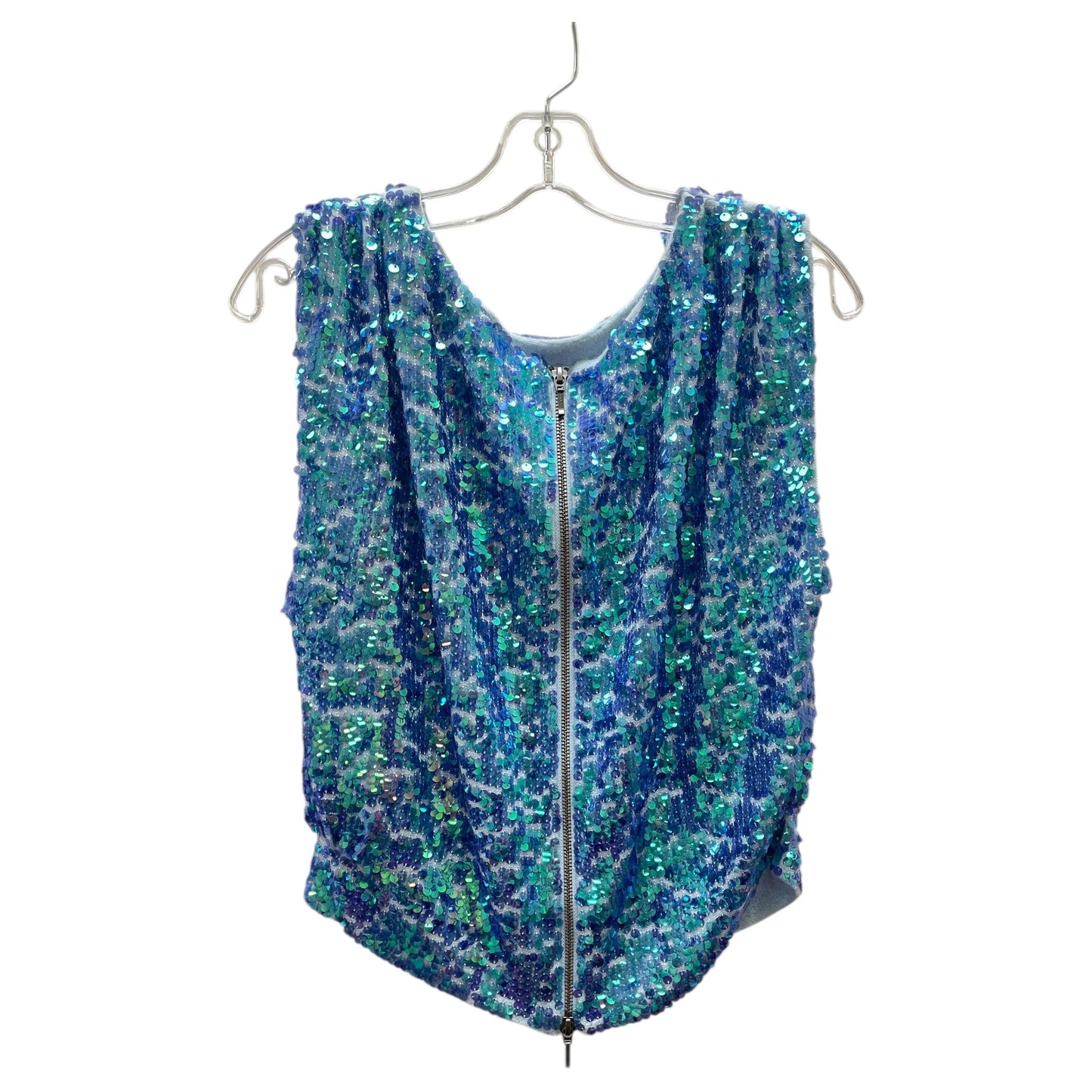 Top Sleeveless By Pilcro In Blue, Size:M