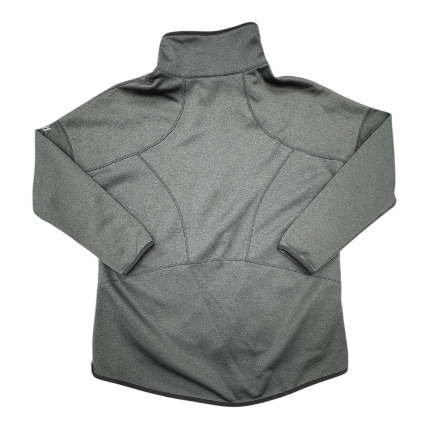 Athletic Jacket By Eddie Bauer In Black & Grey, Size:Xl