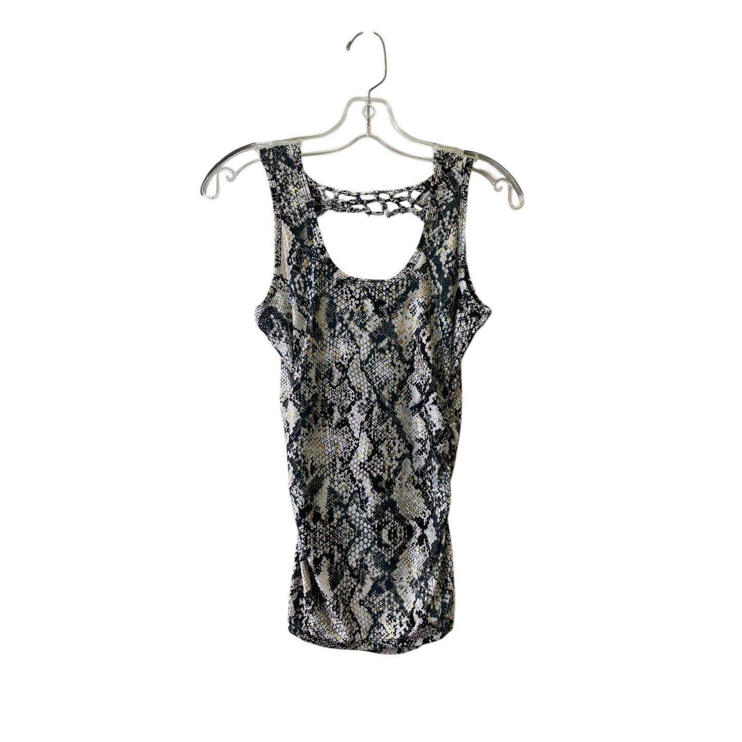 Tank Top By Inc In Snakeskin Print, Size:Xs