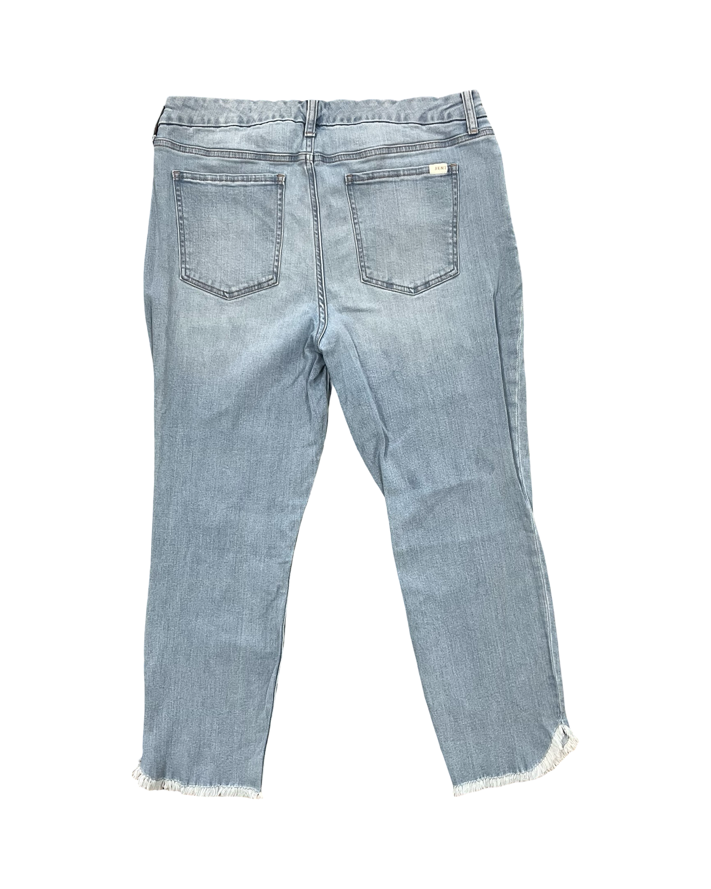 Jeans Straight By Clothes Mentor In Blue Denim, Size:14