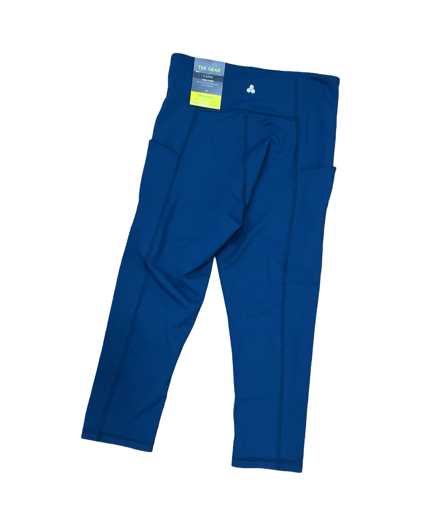 Athletic Capris By Tek Gear In Blue, Size:M