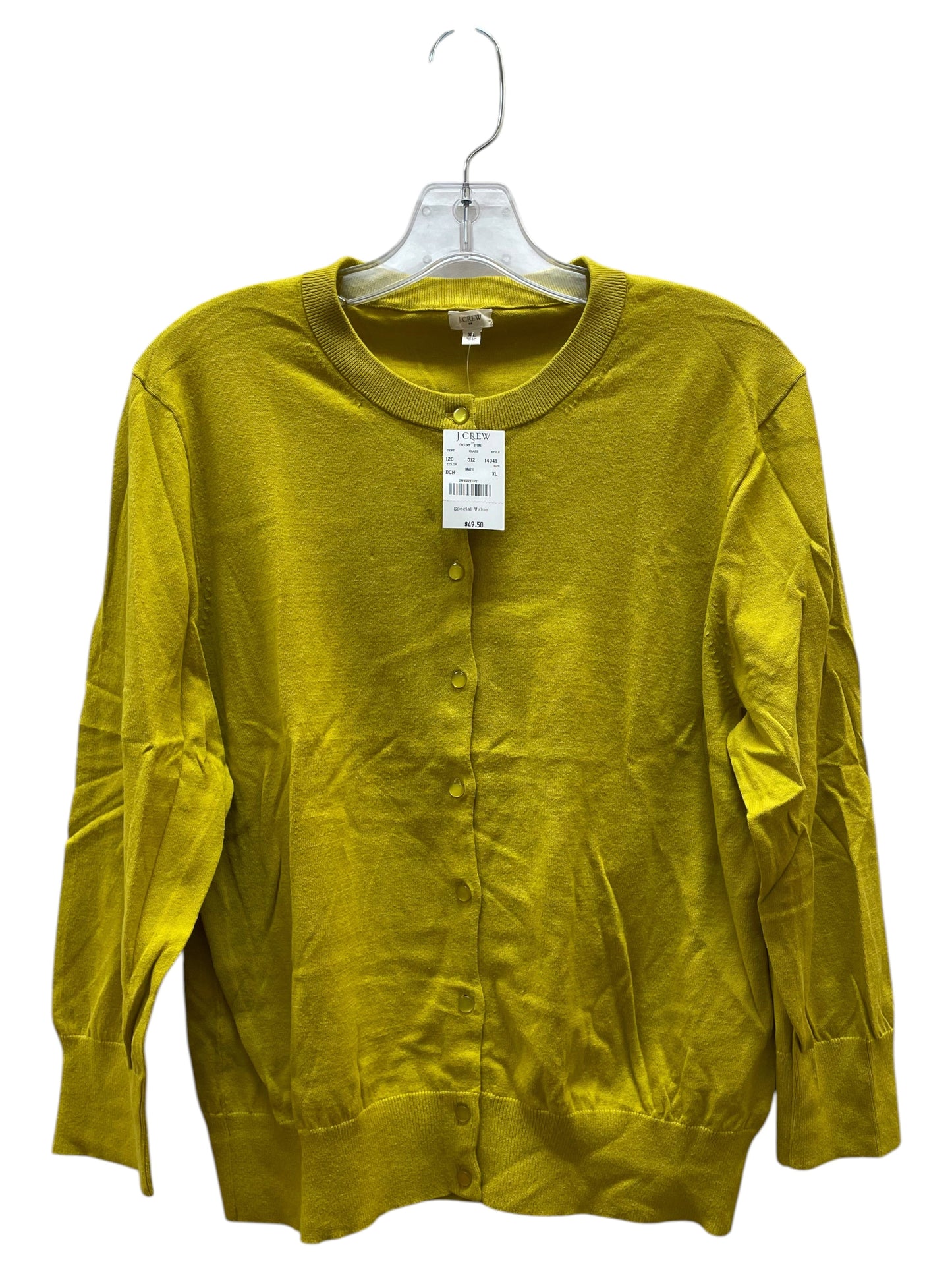 Cardigan By J. Crew In Taupe, Size:Xl