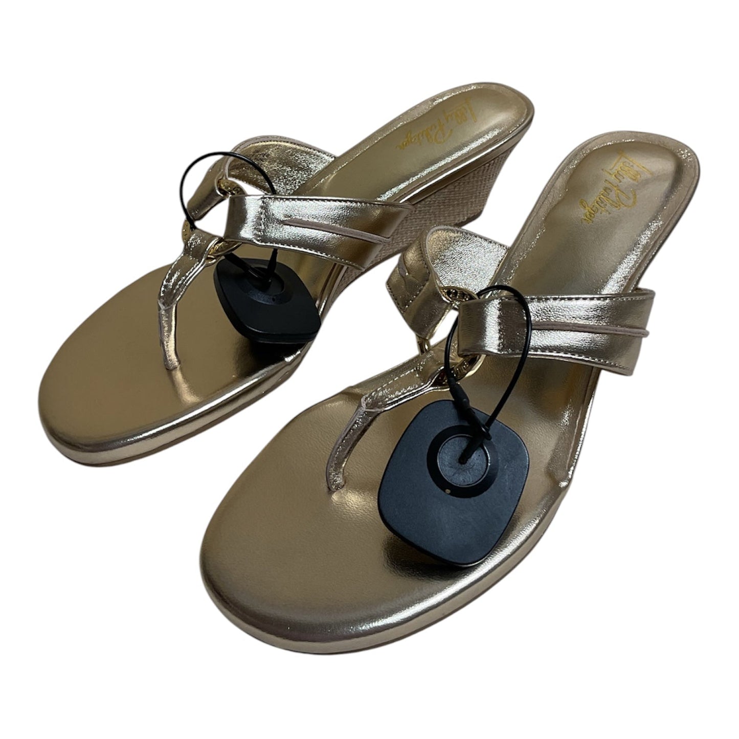 Shoes Designer By Lilly Pulitzer In Gold, Size:10