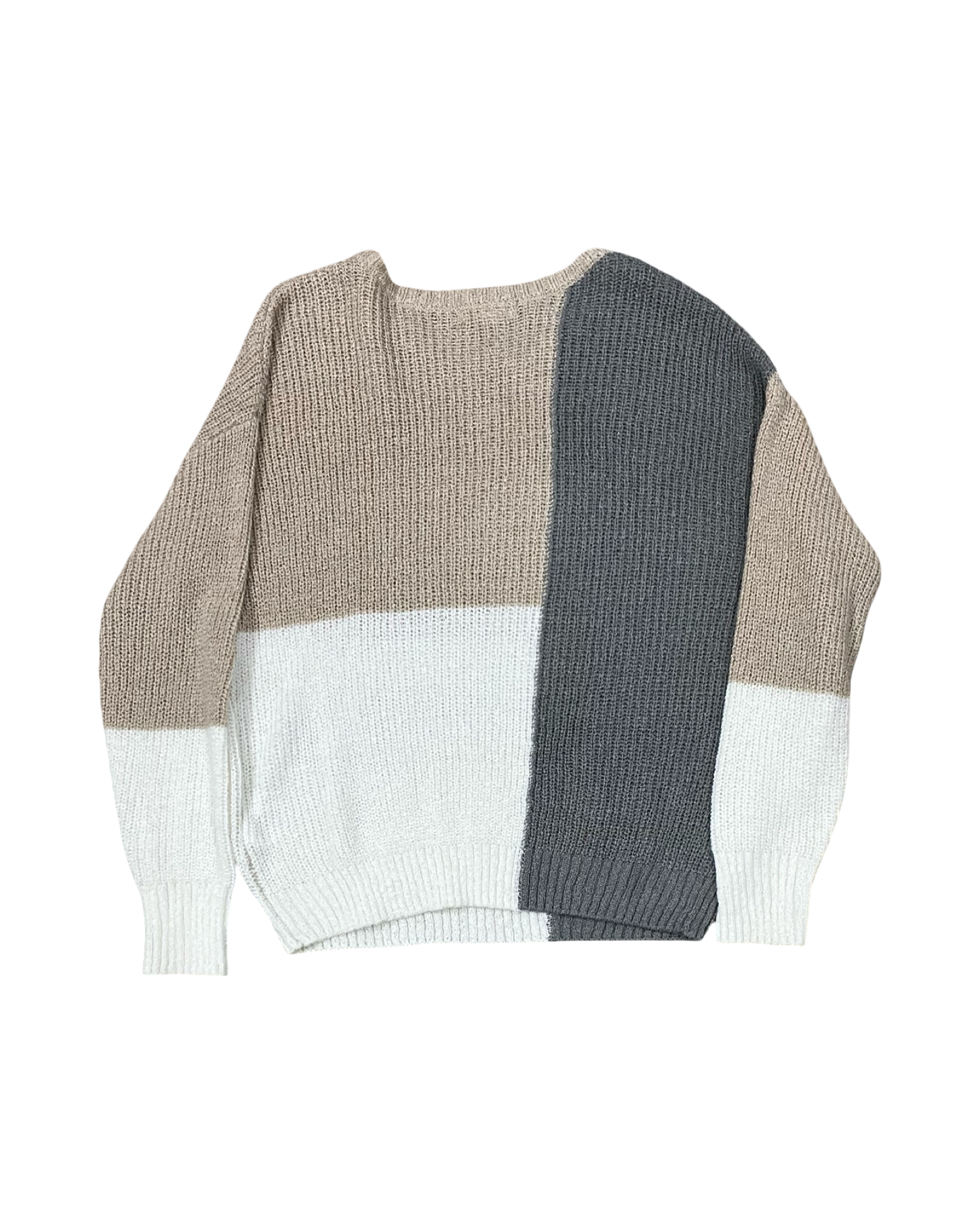 Sweater By Mine In Tan & White, Size:S