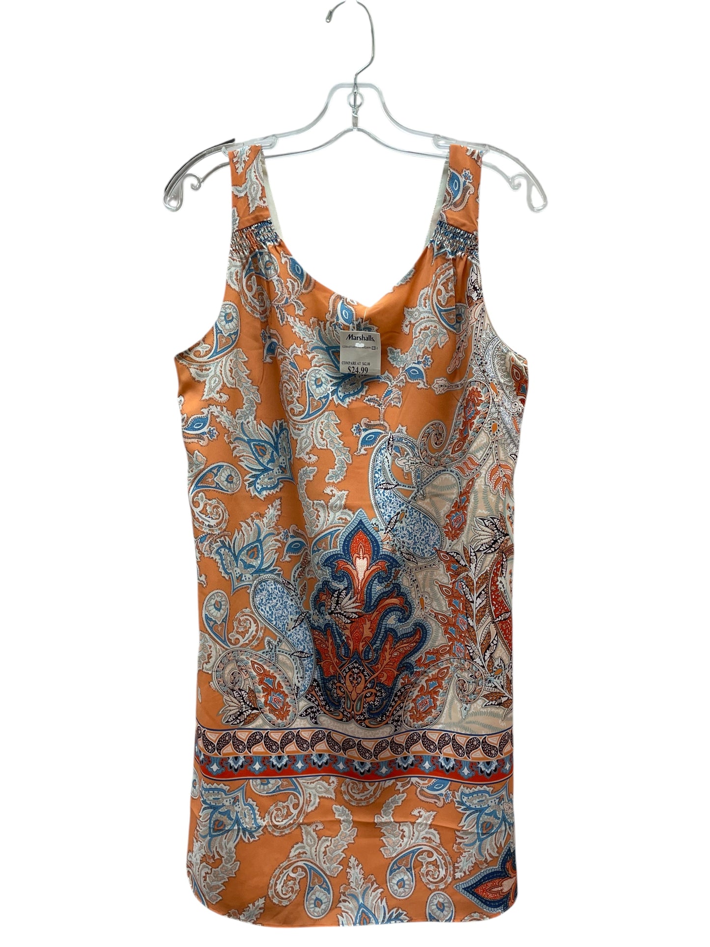 Dress Casual Short By Lila Rose In Orange, Size:S