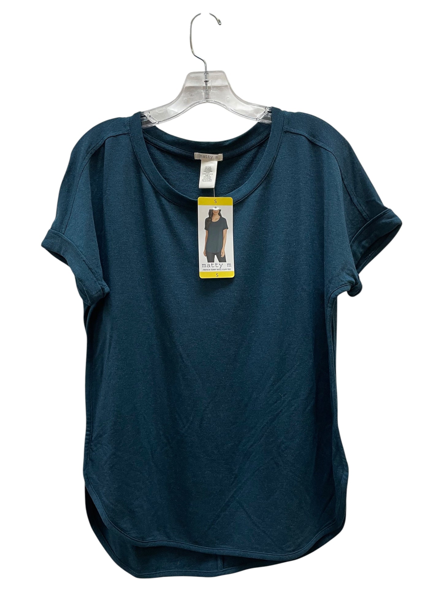 Top Ss Basic By Matty M In Blue, Size:S
