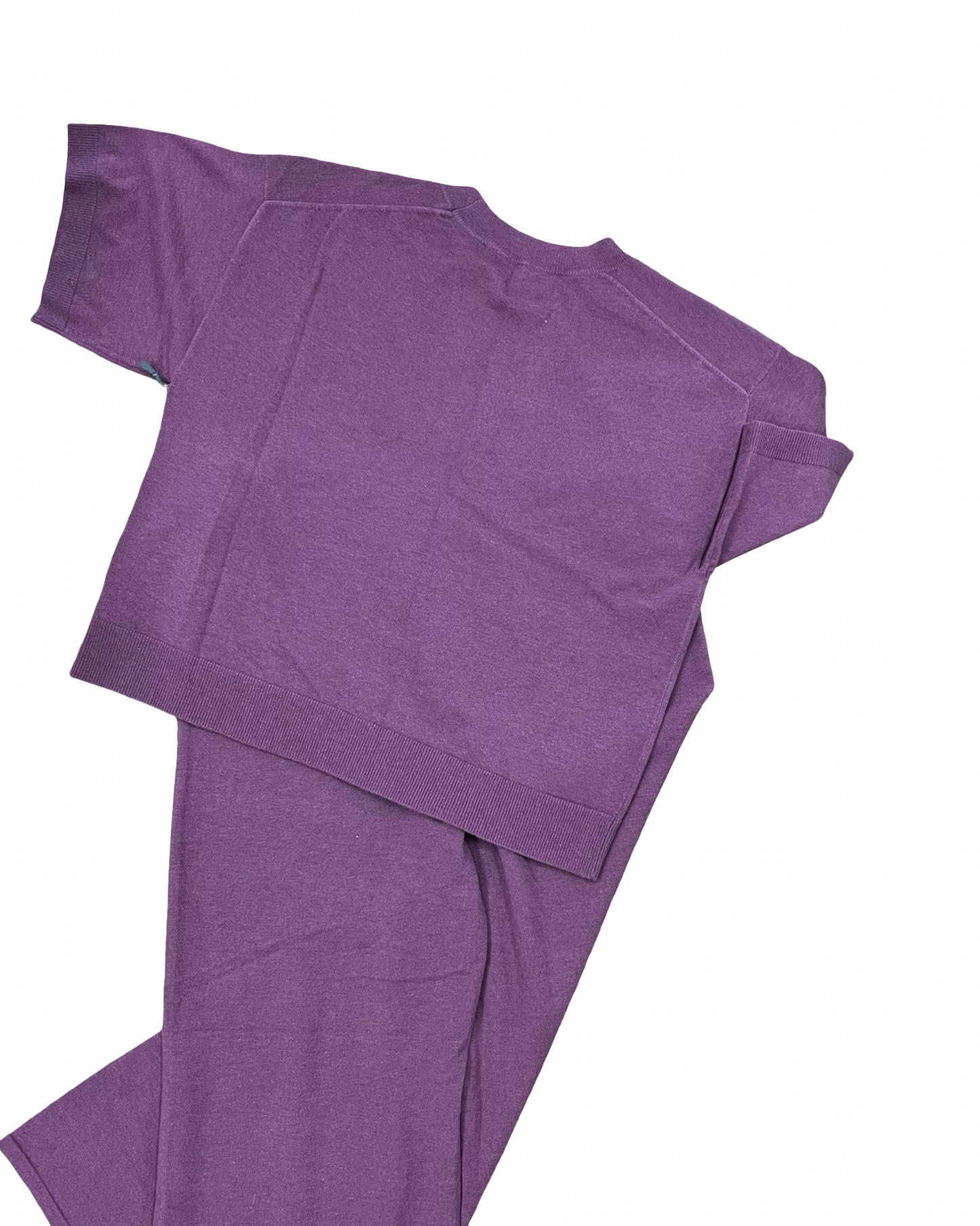 Lounge Set Pants By Terra & Sky In Mauve, Size:L