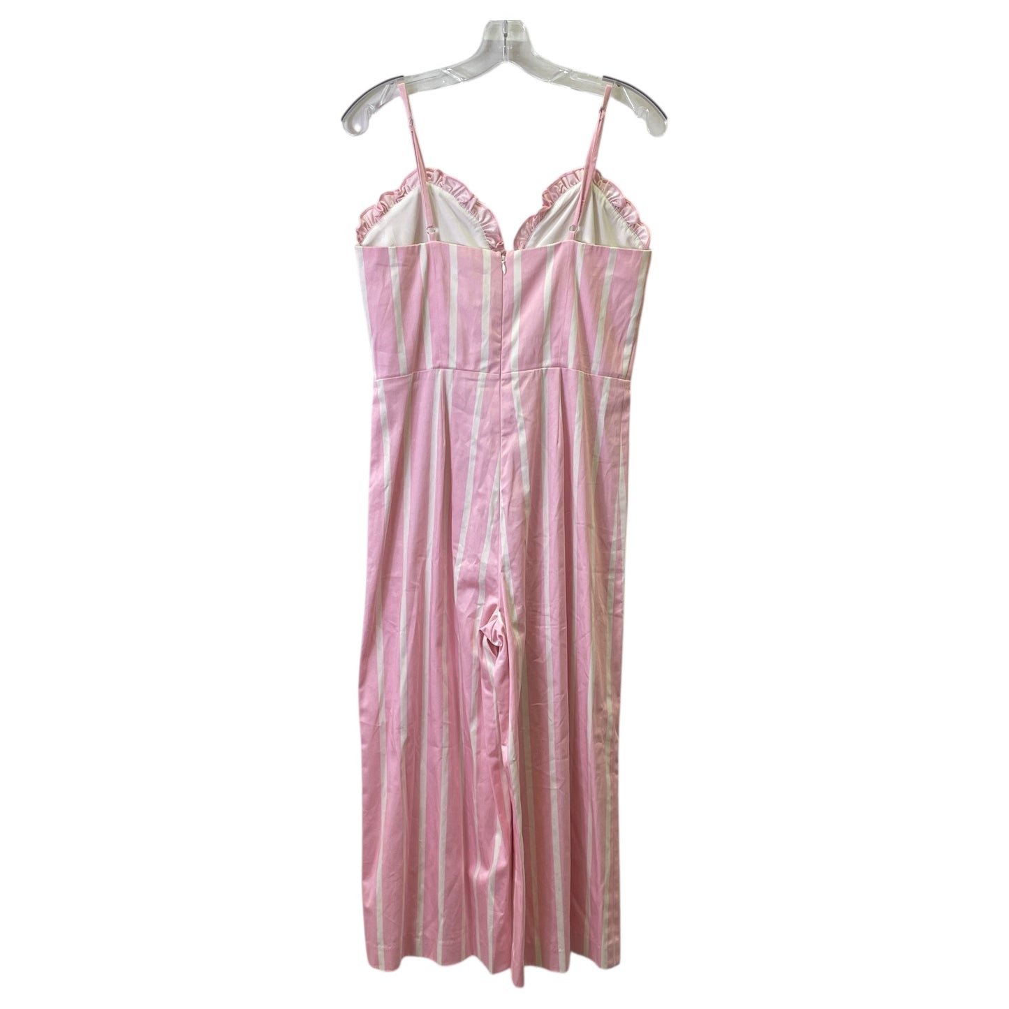 Jumpsuit By Gianni Bini In Pink & White, Size:S