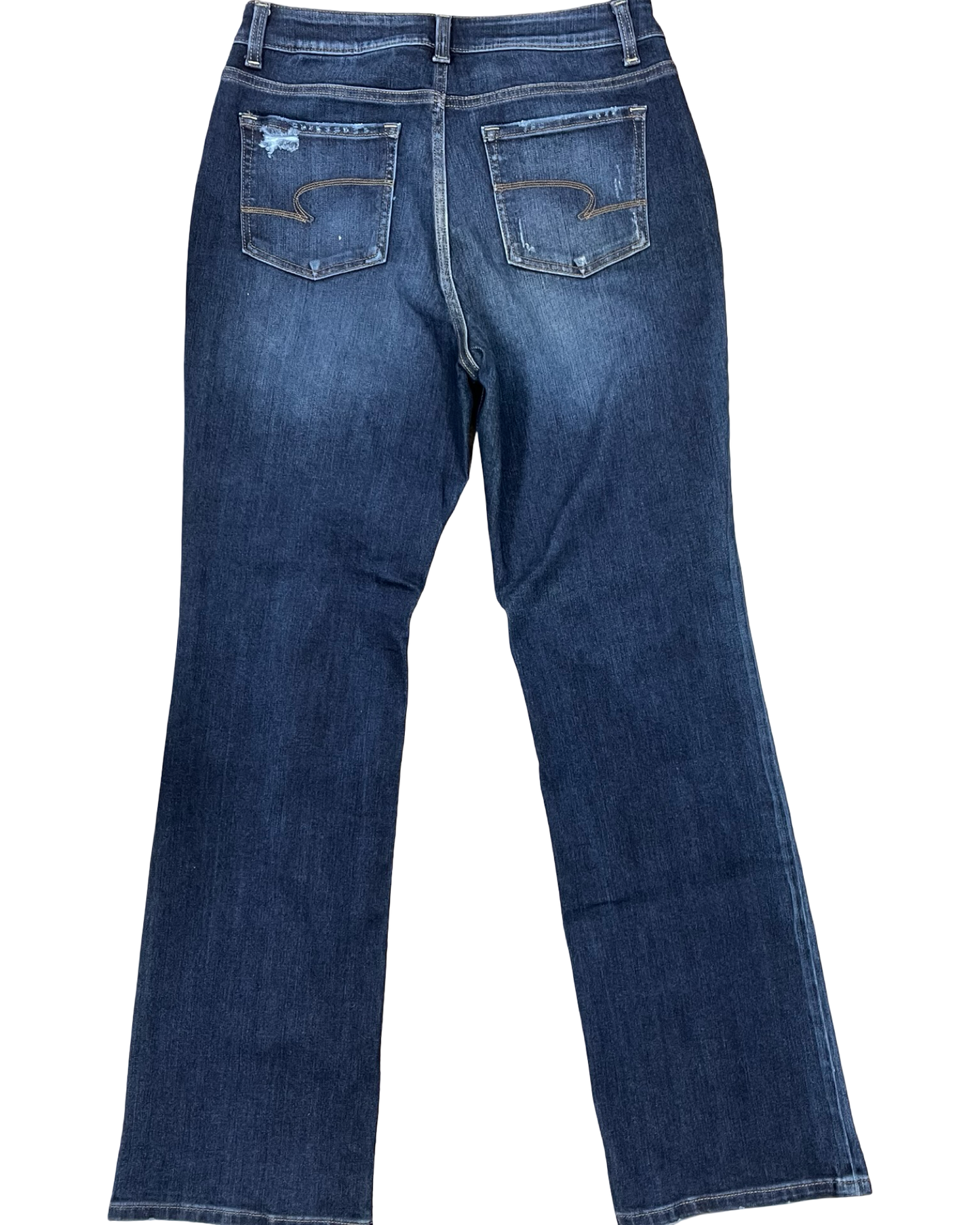Jeans Boot Cut By Time And Tru In Blue Denim, Size:10