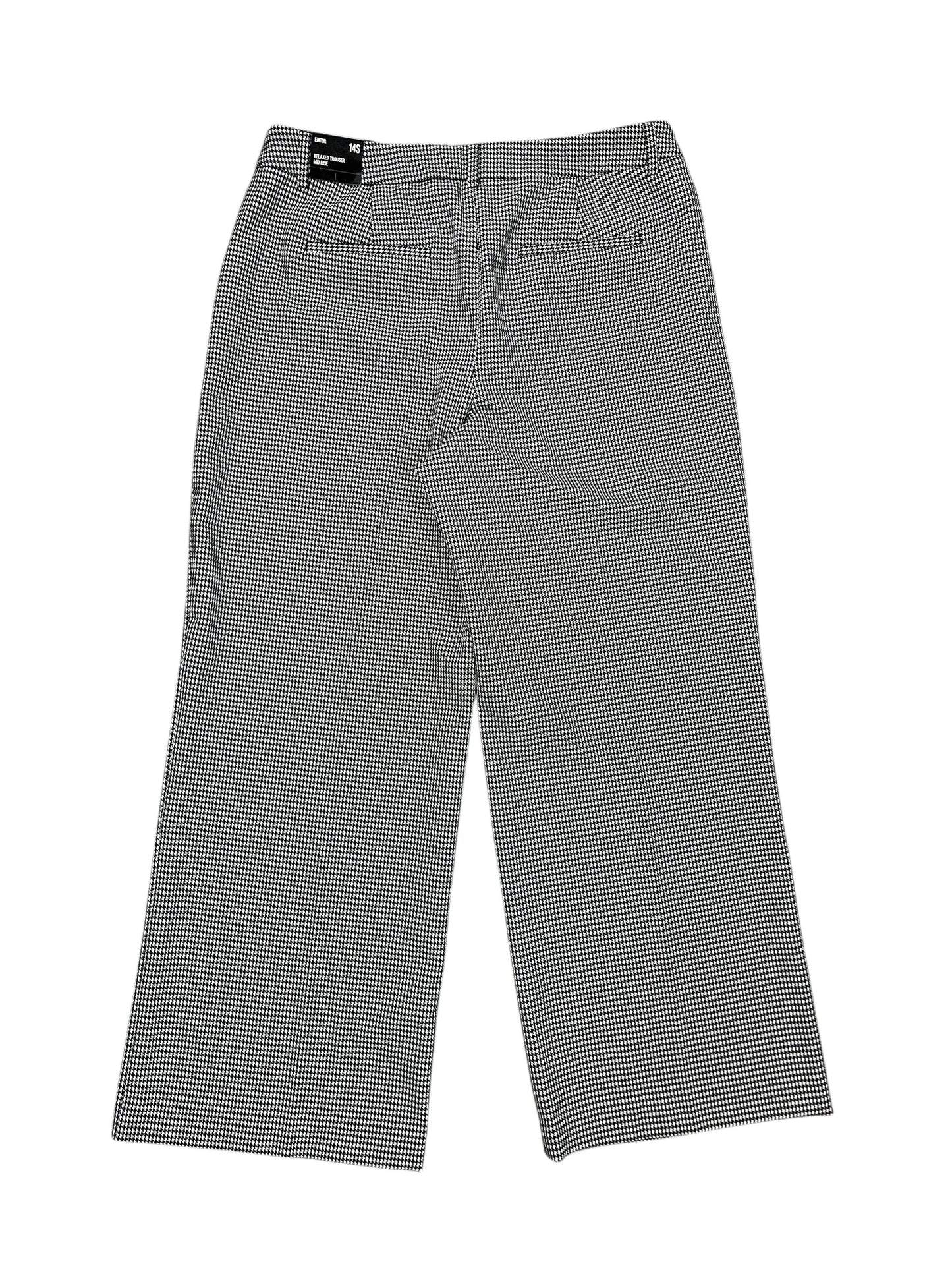 Pants Dress By Express In Black & White, Size:Xlp