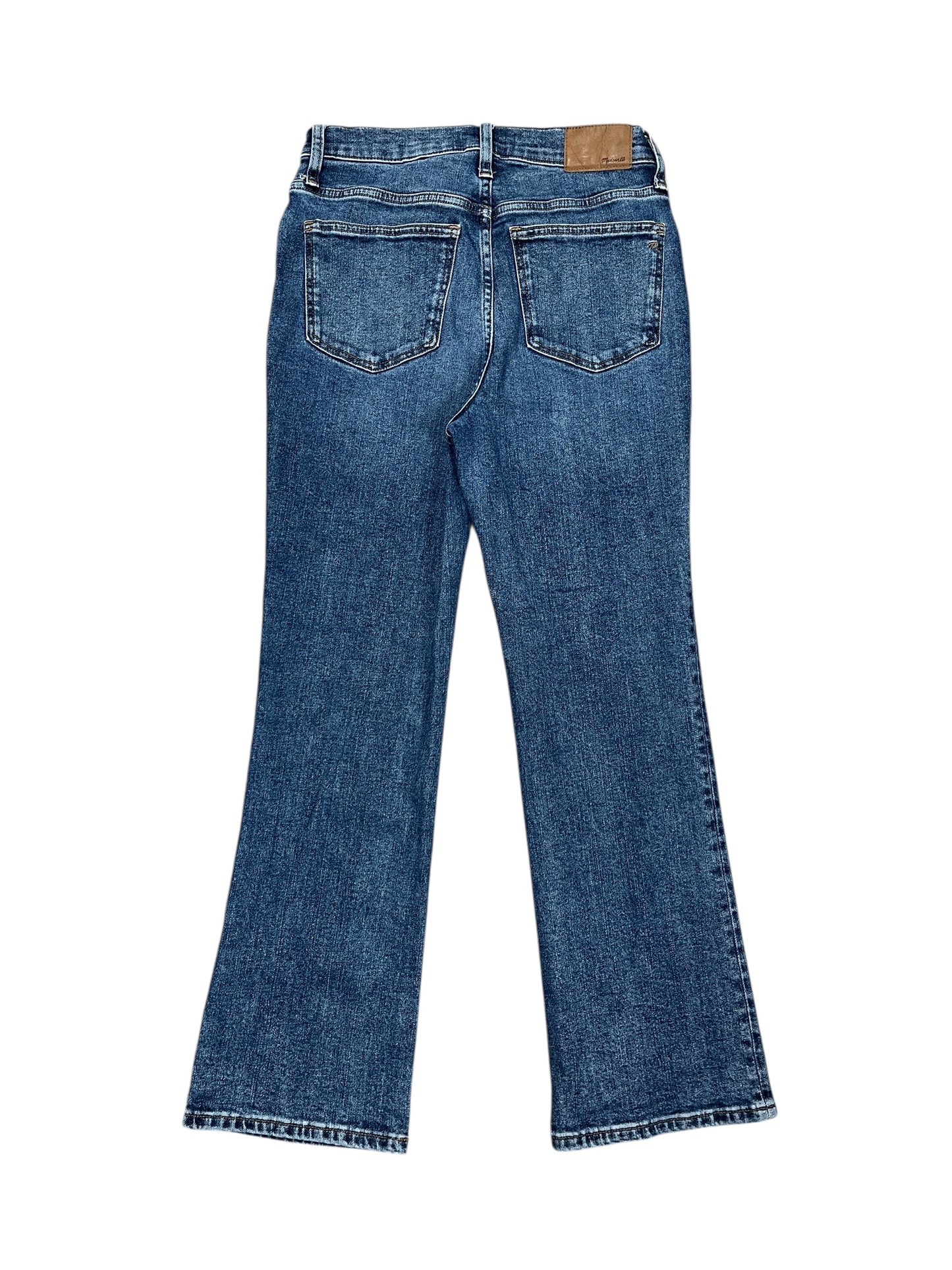 Jeans Boot Cut By Madewell In Blue Denim, Size:4