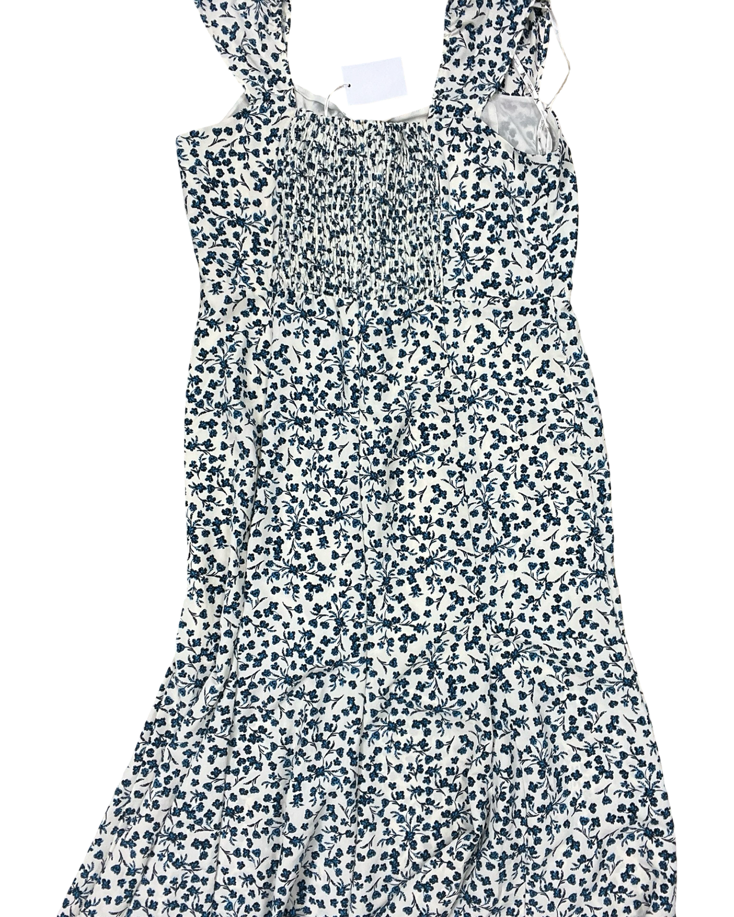 Dress Casual Maxi By Jessica Simpson In Blue & Cream, Size:L