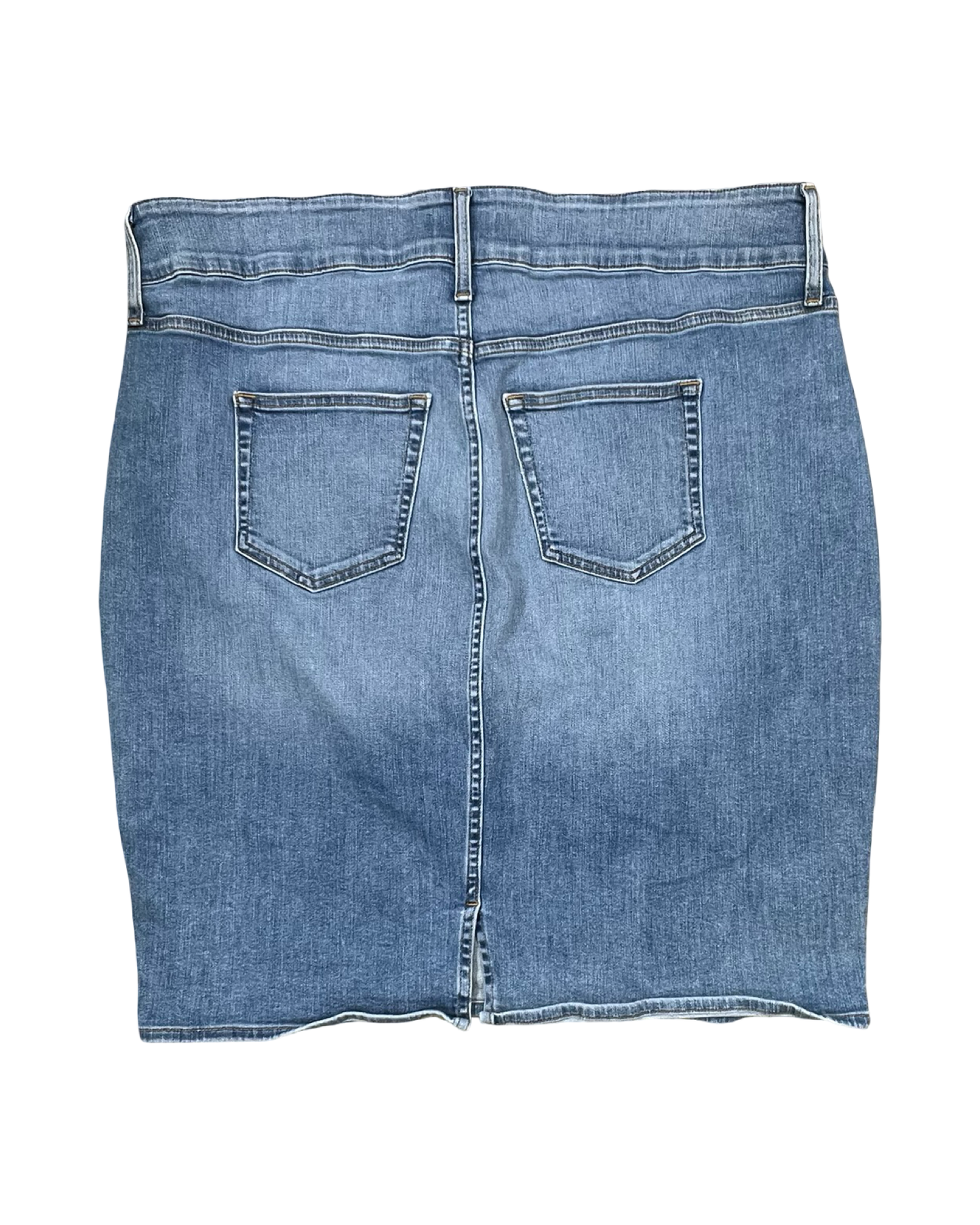 Skirt Midi By Rebel In Blue Denim, Size:18