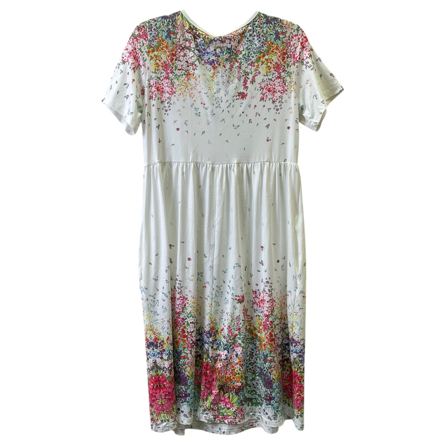 Dress Casual Midi By NoraCora In White, Size:S