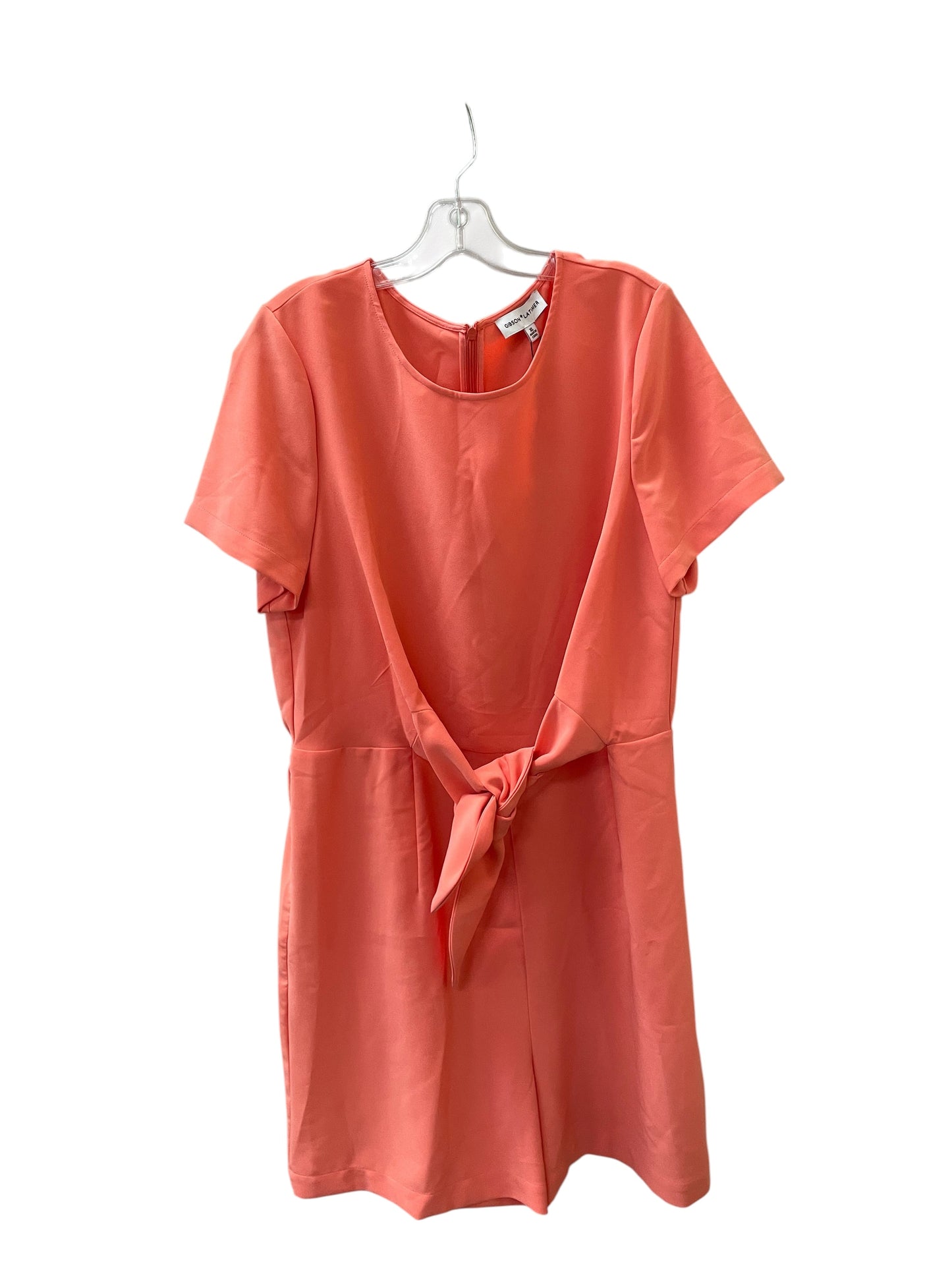 Romper By Gibson And Latimer In Coral, Size:Xl