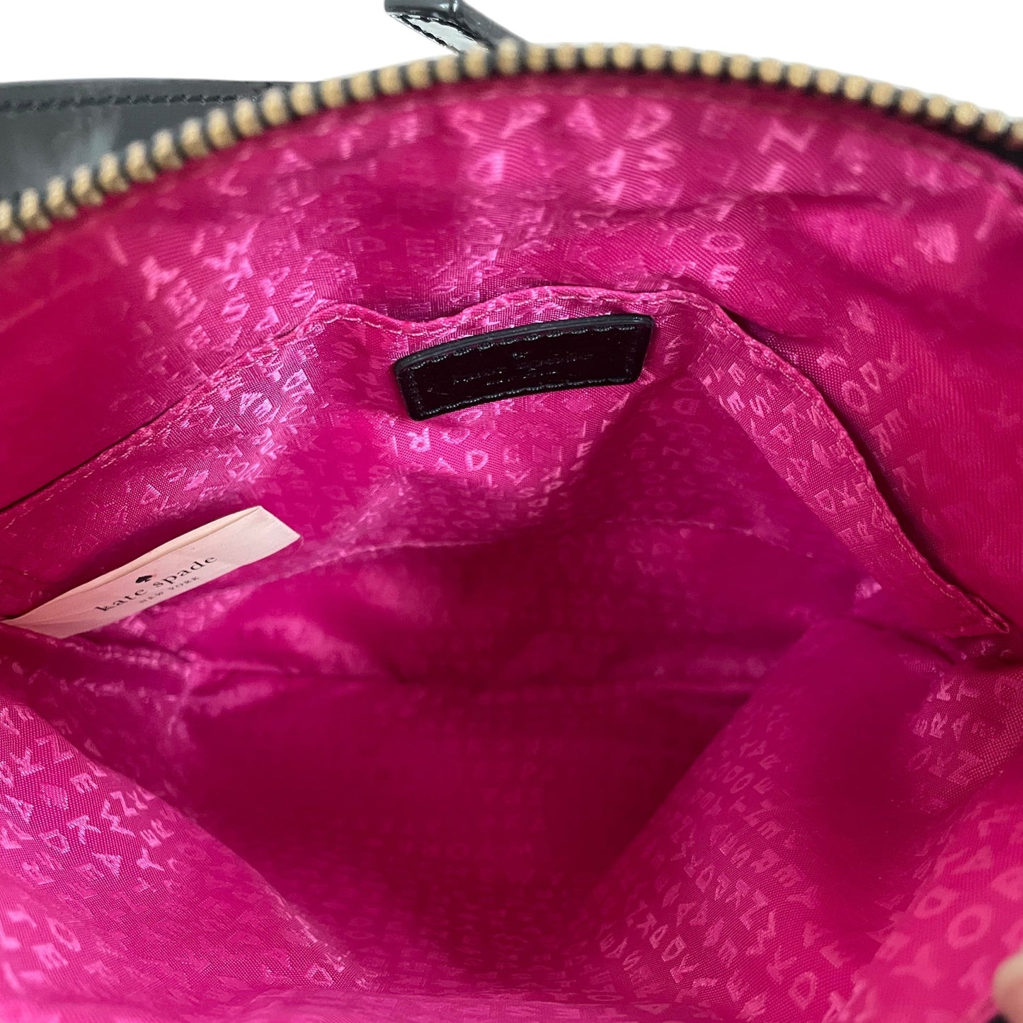 Crossbody Designer By Kate Spade In Black & White, Size:Medium