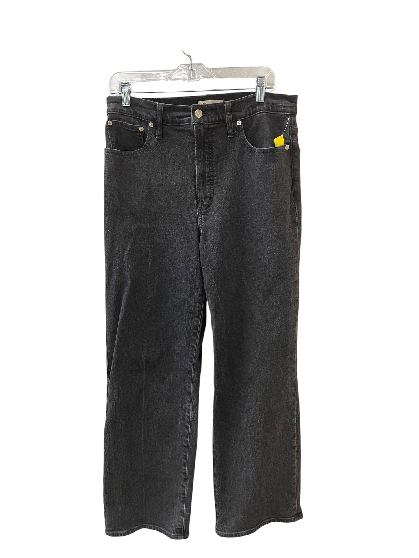 Jeans Flared By Madewell In Black, Size:8