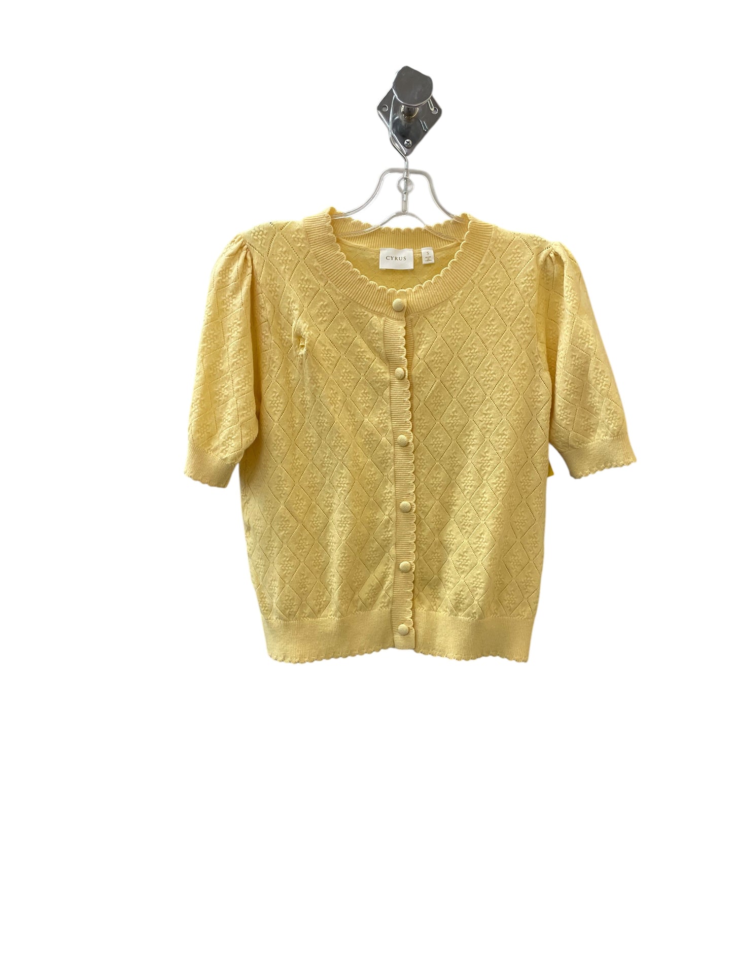 Cardigan By Cyrus In Yellow, Size:S